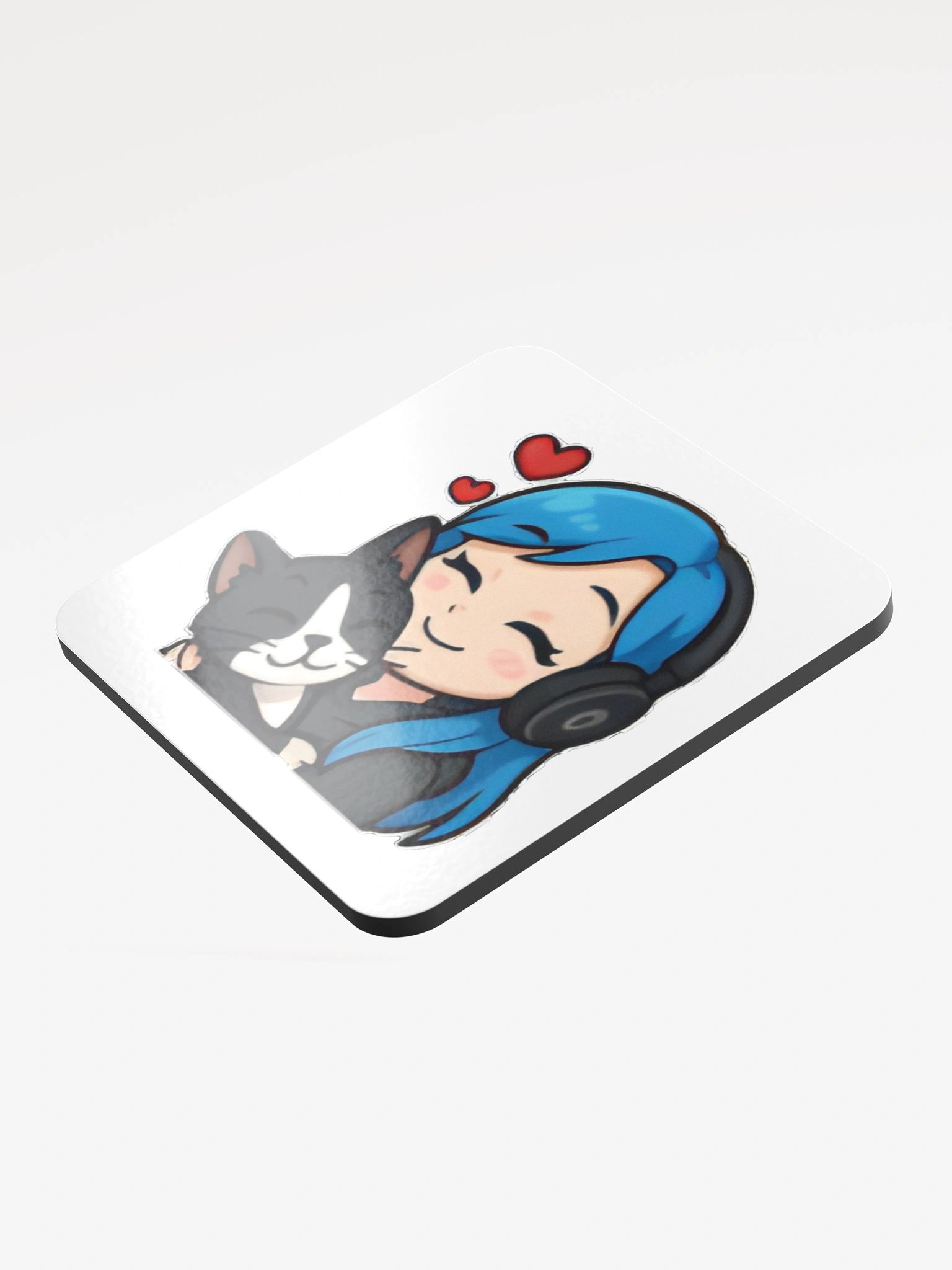 Kitty Cuddles Cork Coaster product image (4)