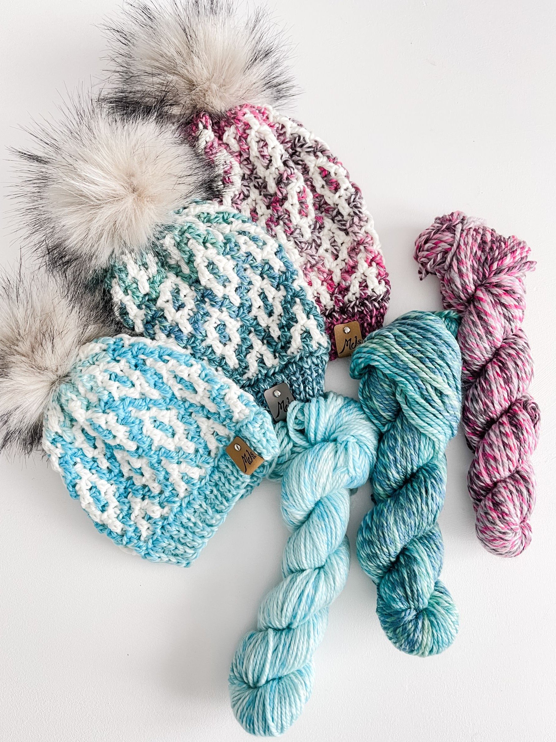Bulky Mosaic Beanie Crochet Pattern product image (10)