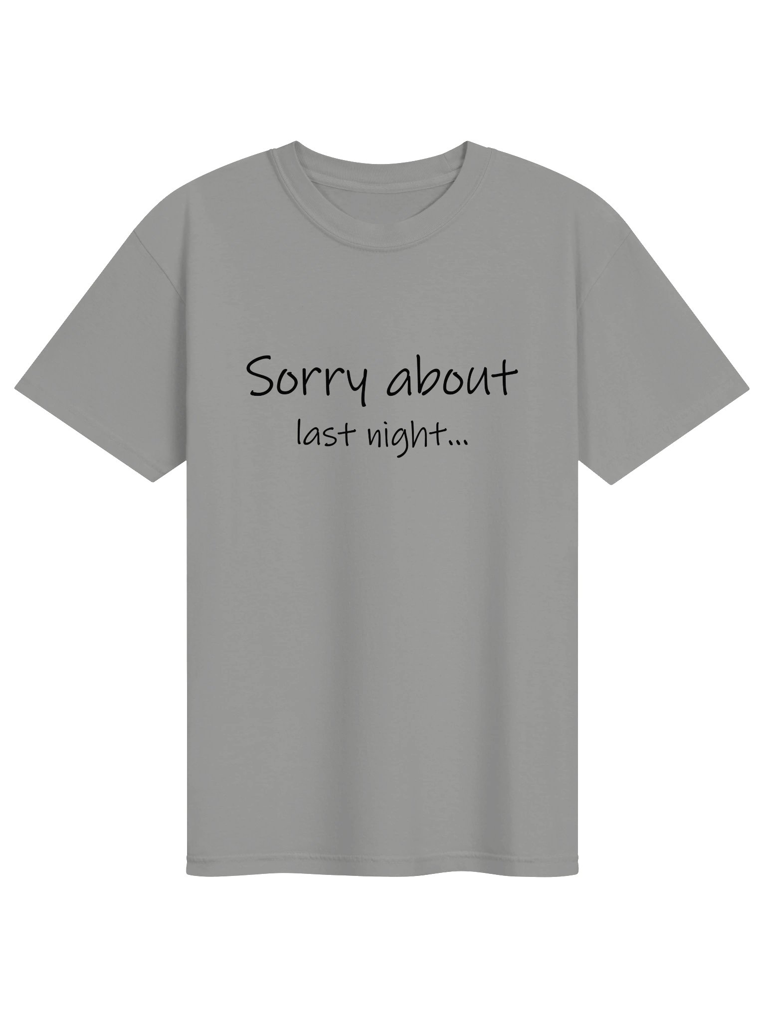 Sorry About Last Night Graphic Tee Lt. product image (5)