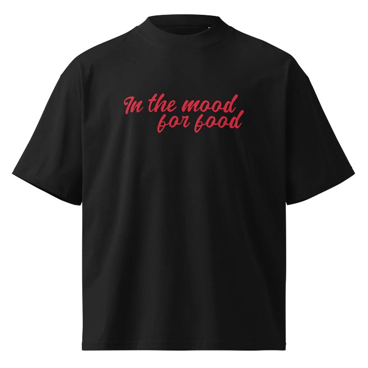 In The Mood For Food | Organic Oversized Tee – Ketchup product image (1)