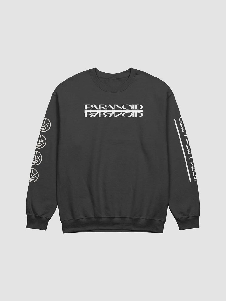 Off the Meds - White Text Crewneck product image (3)