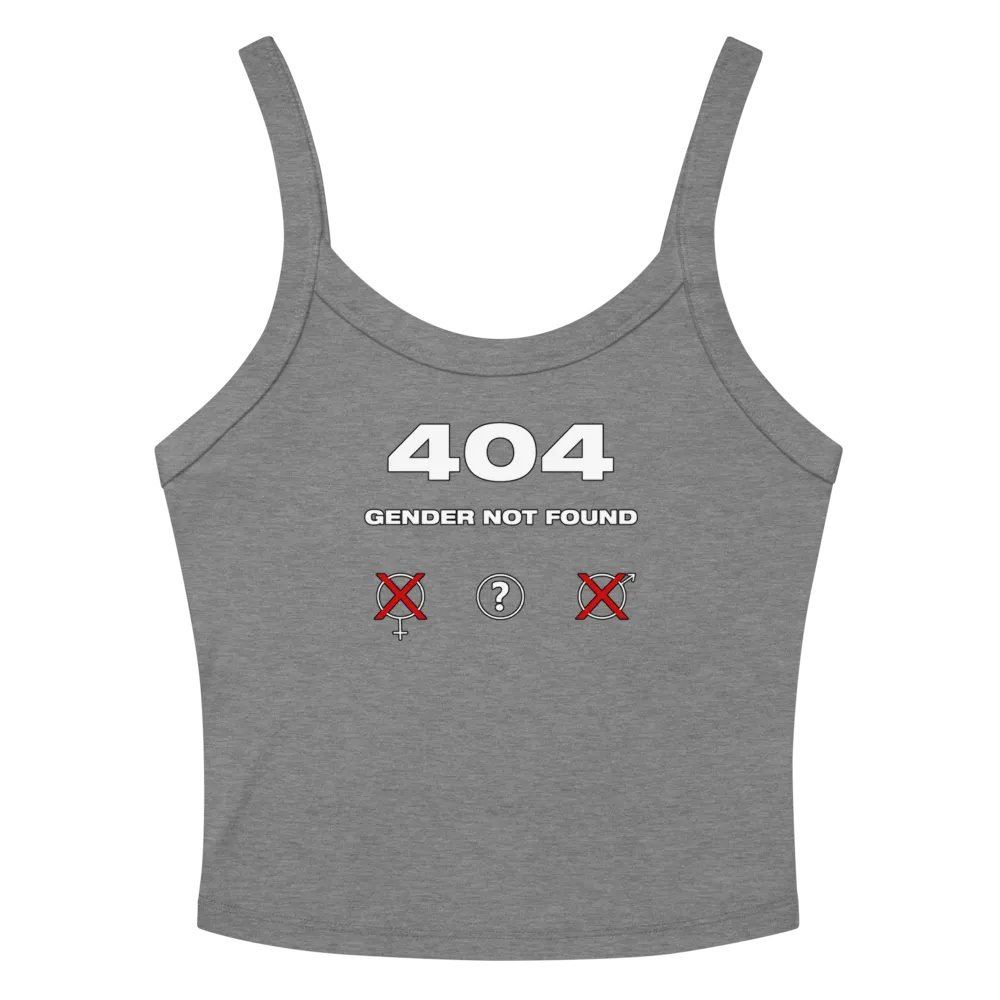 404 Gender not Found Crop Tank product image (2)