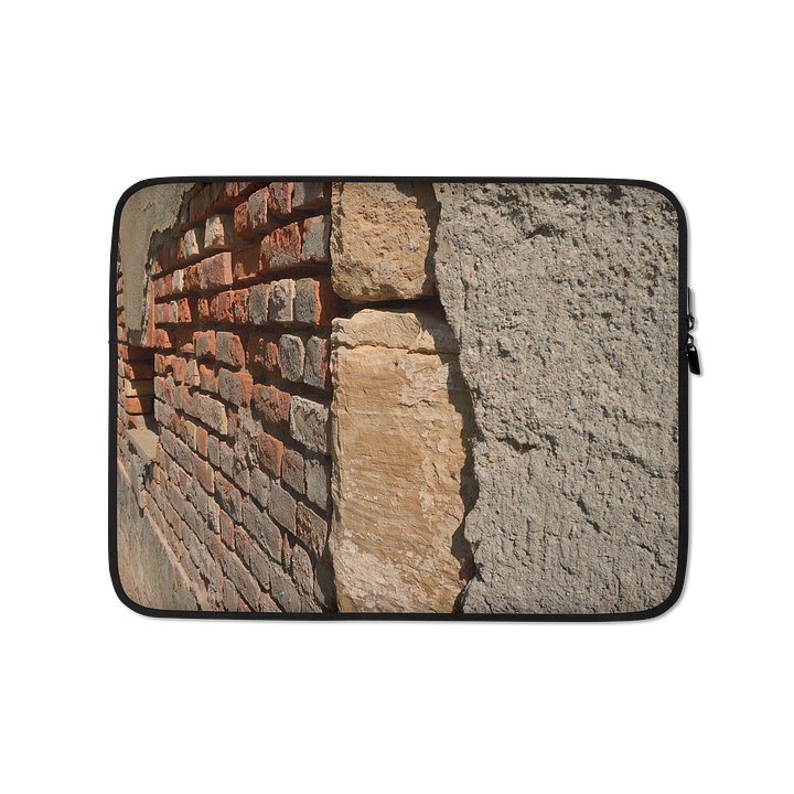 Laptop sleeve - Damaged house wall product image (1)