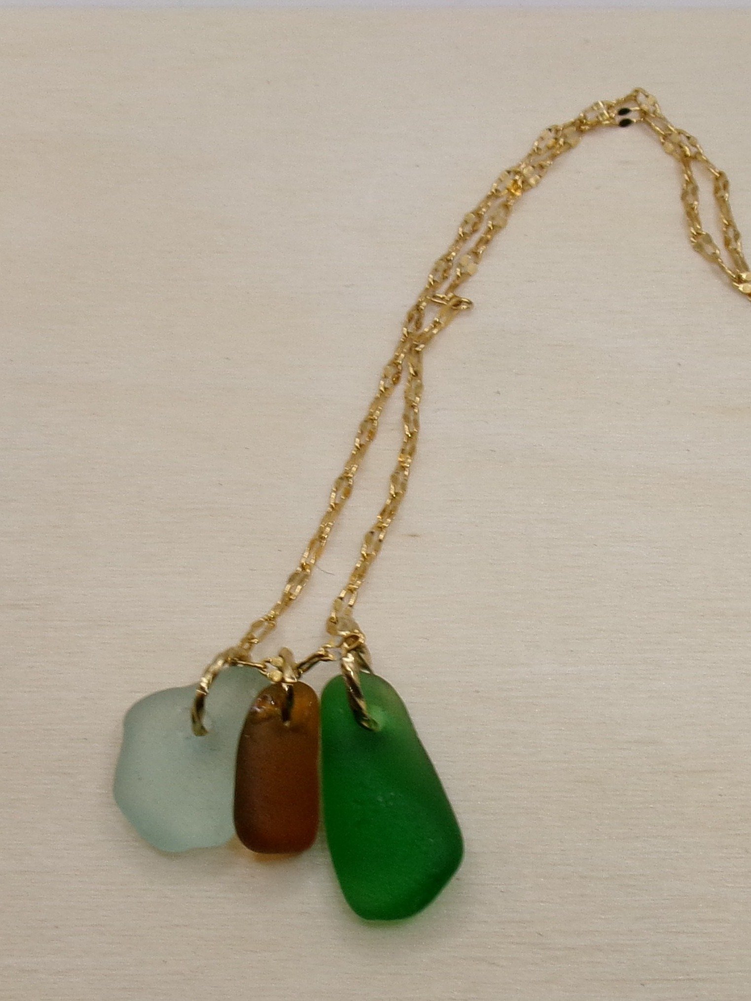 Multi-Color Sea Glass Necklace product image (1)