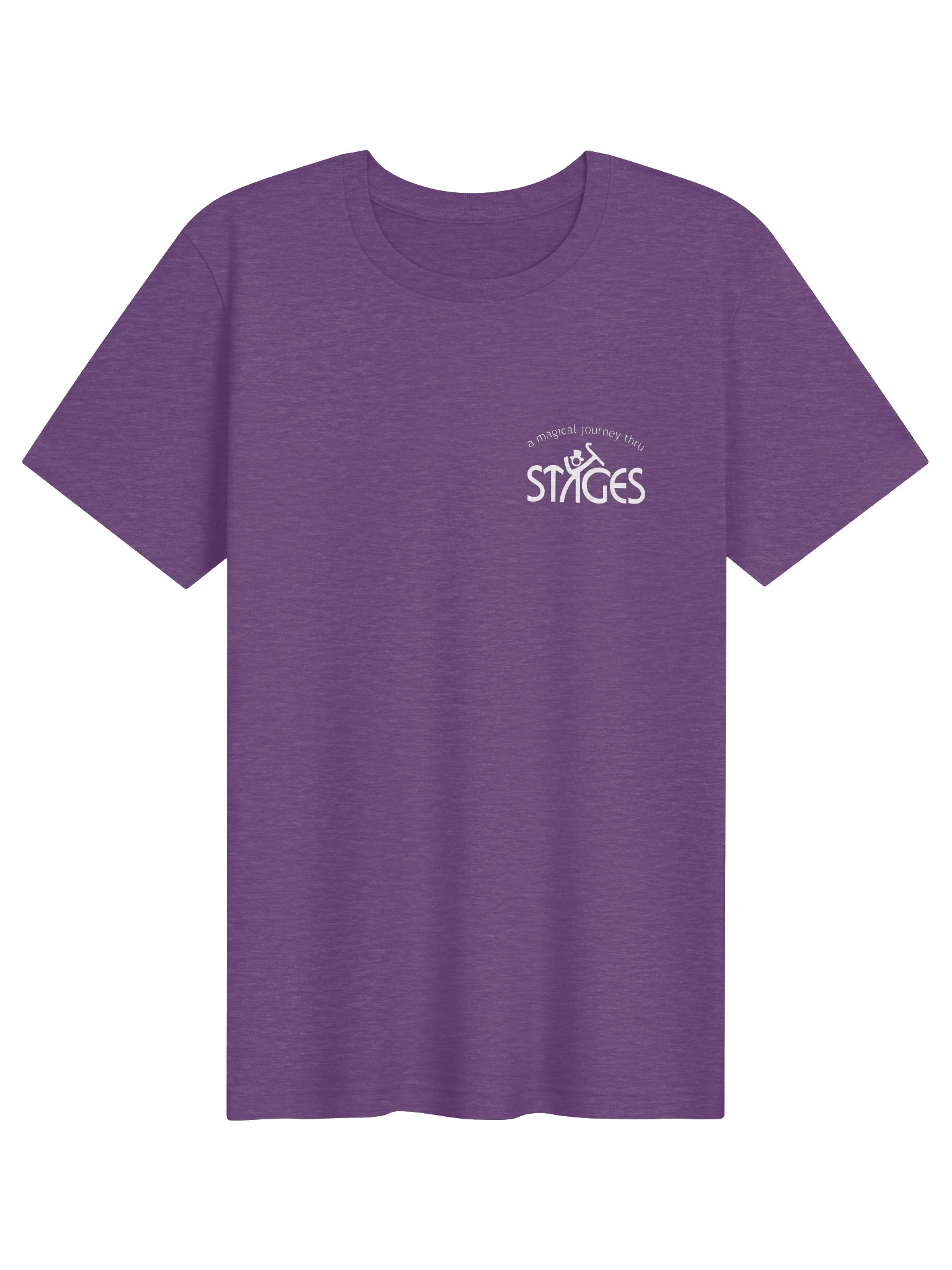 Unisex Supersoft T-Shirt - Stages Logo on the Front product image (1)