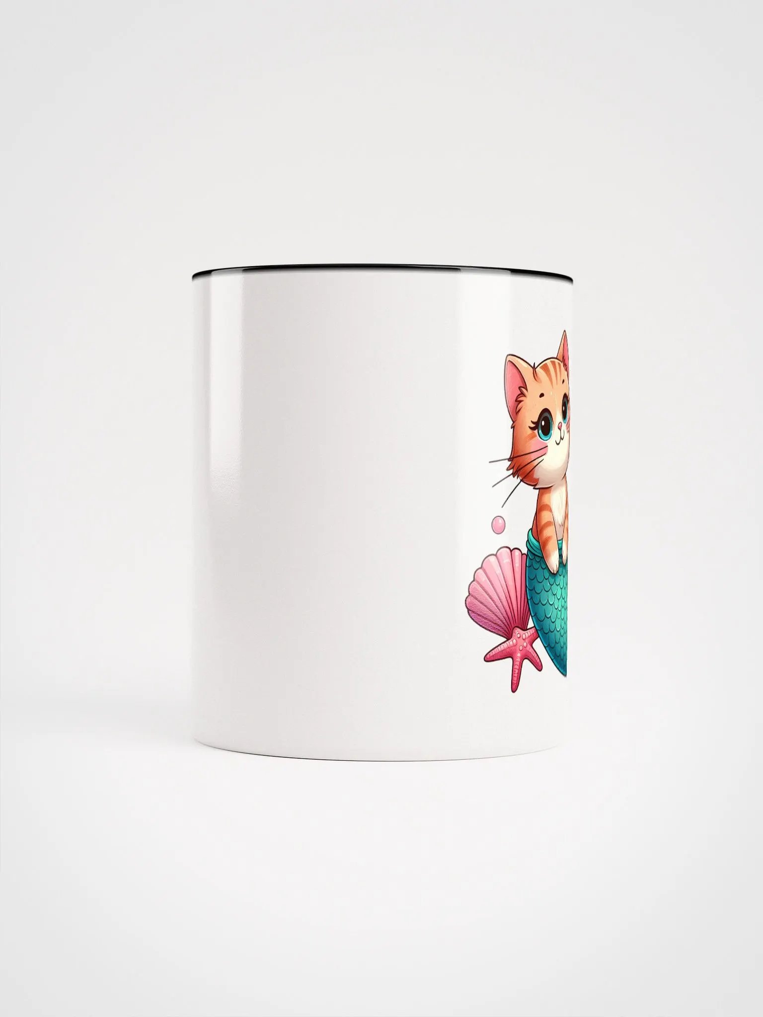 Cat Mermaid Mug with Color Inside product image (5)