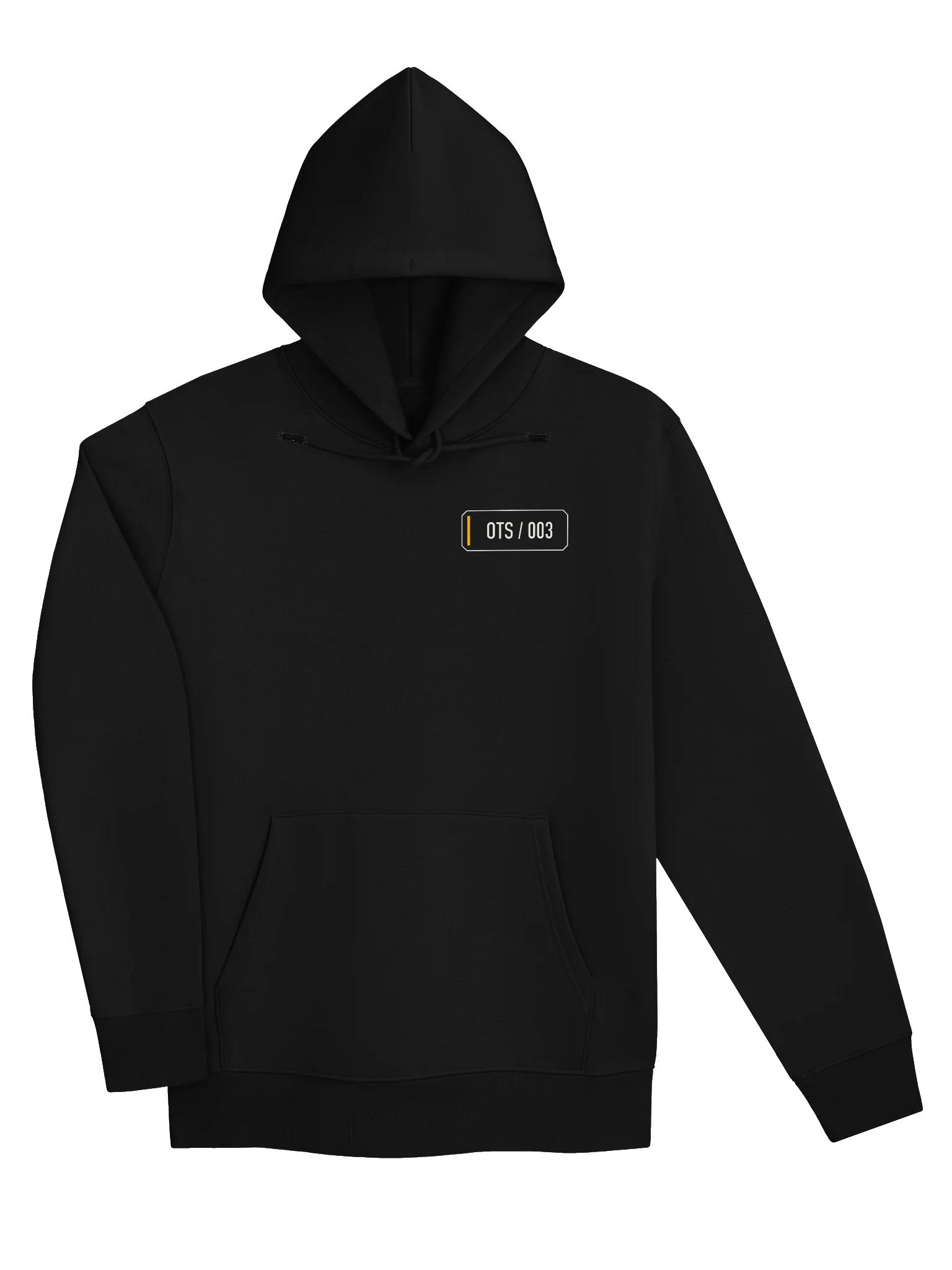 OTS 003 Minimal Black Hoodie product image (7)