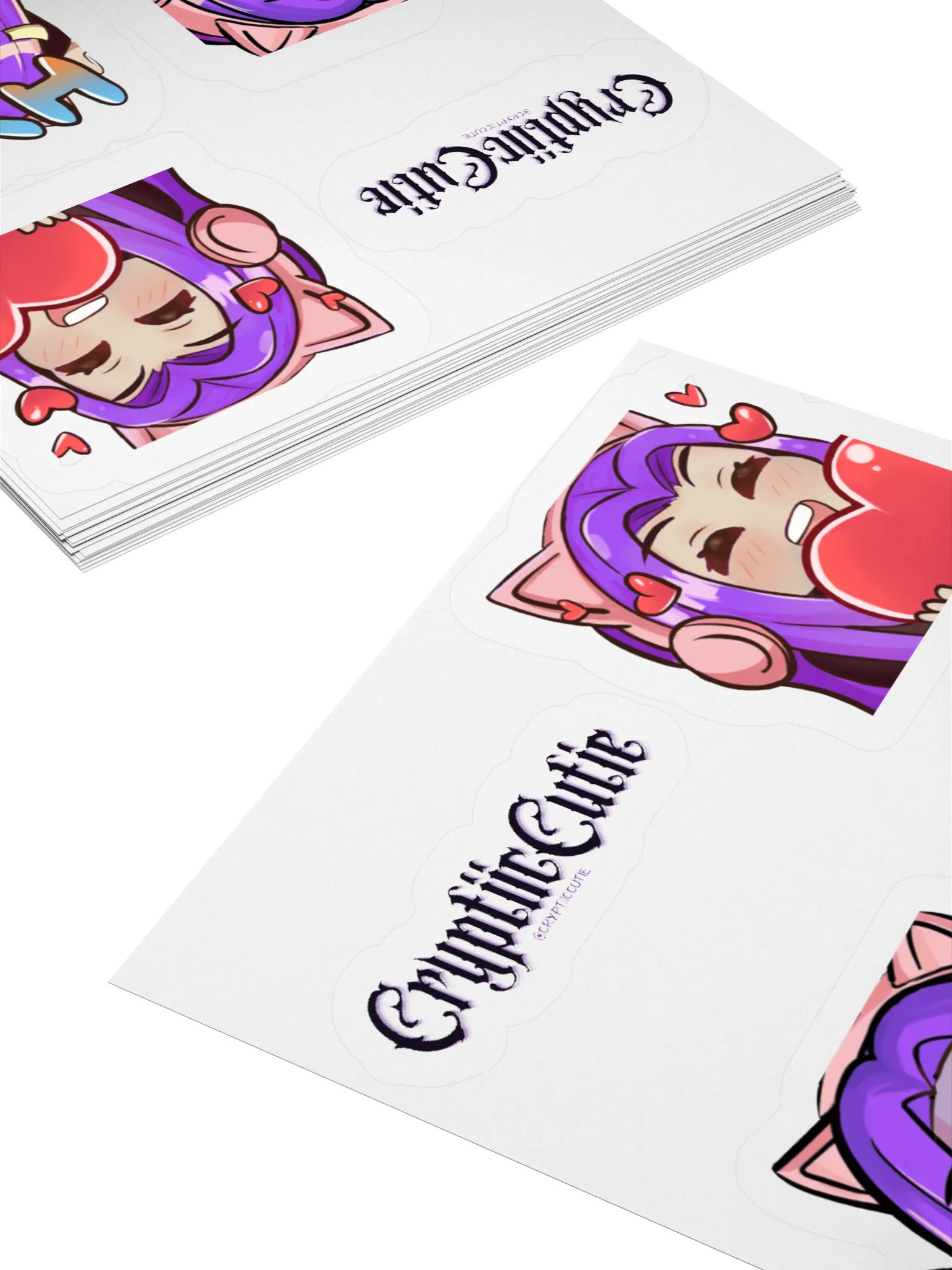 Cryptiic Purple Sticker Sheet product image (5)