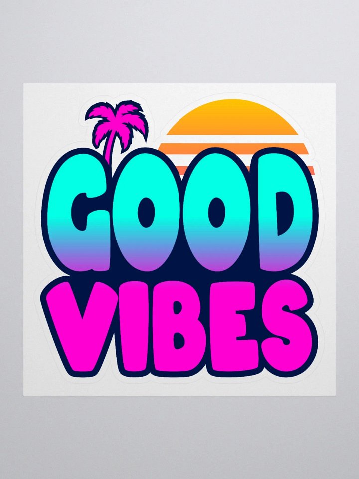 GOOD VIBES STICKER product image (1)