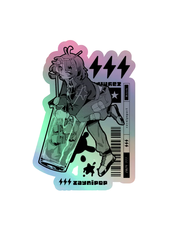 Sippin' Style Sticker - Holographic product image (1)