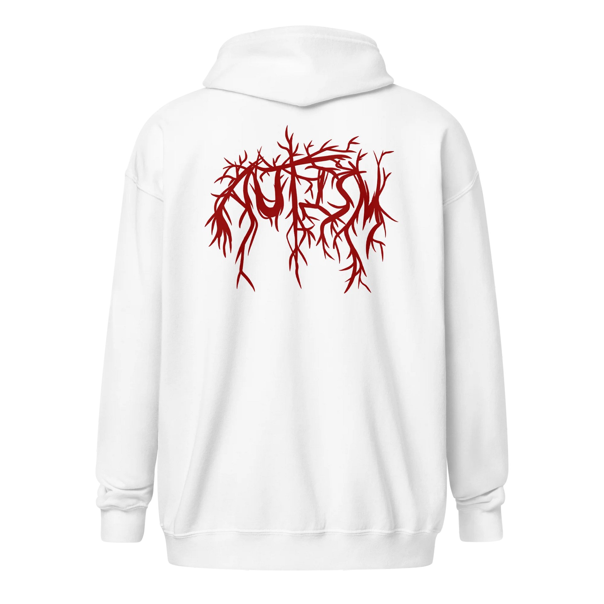 Autism metal zip hoodie product image (3)