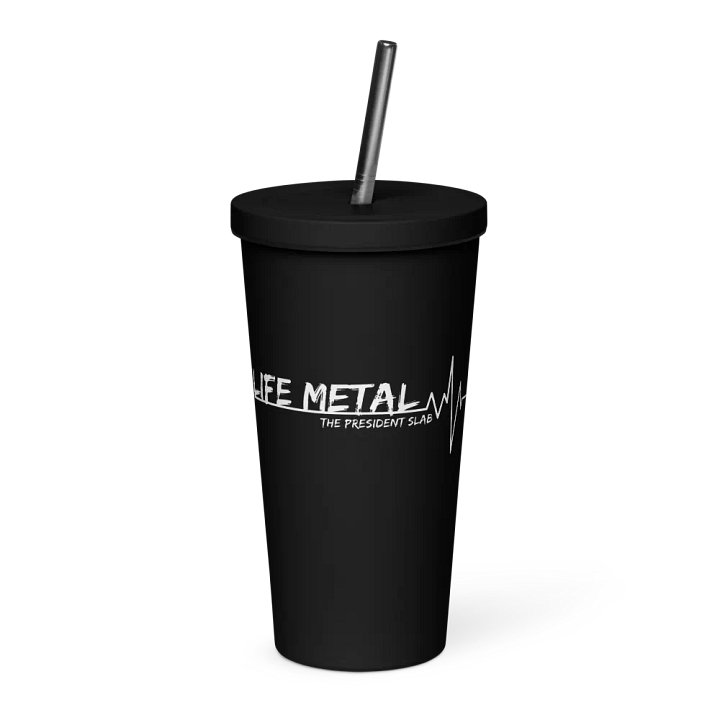 Life Metal Tumbler w/ Straw product image (1)