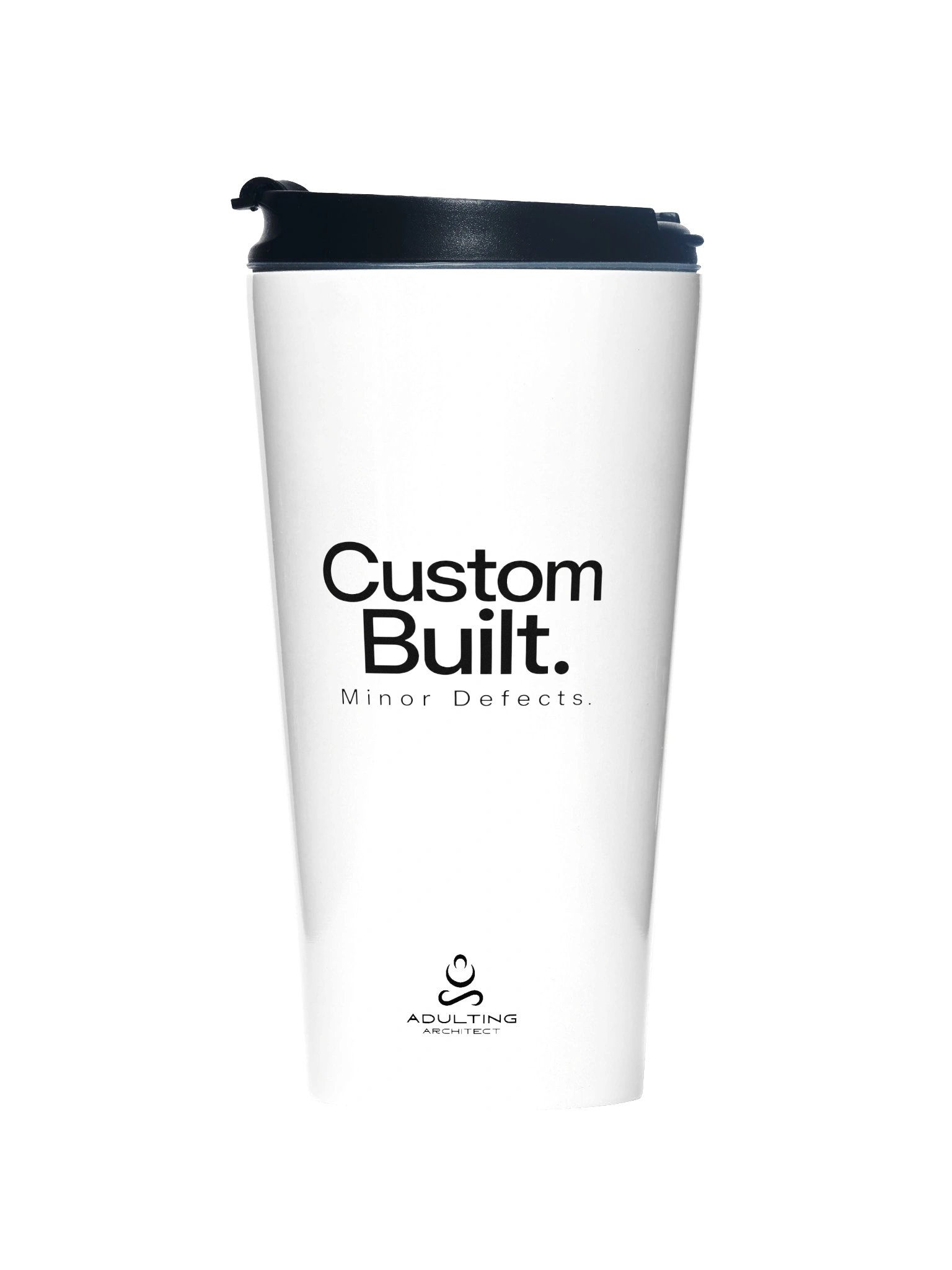 White Stainless Steel Travel Mug product image (1)