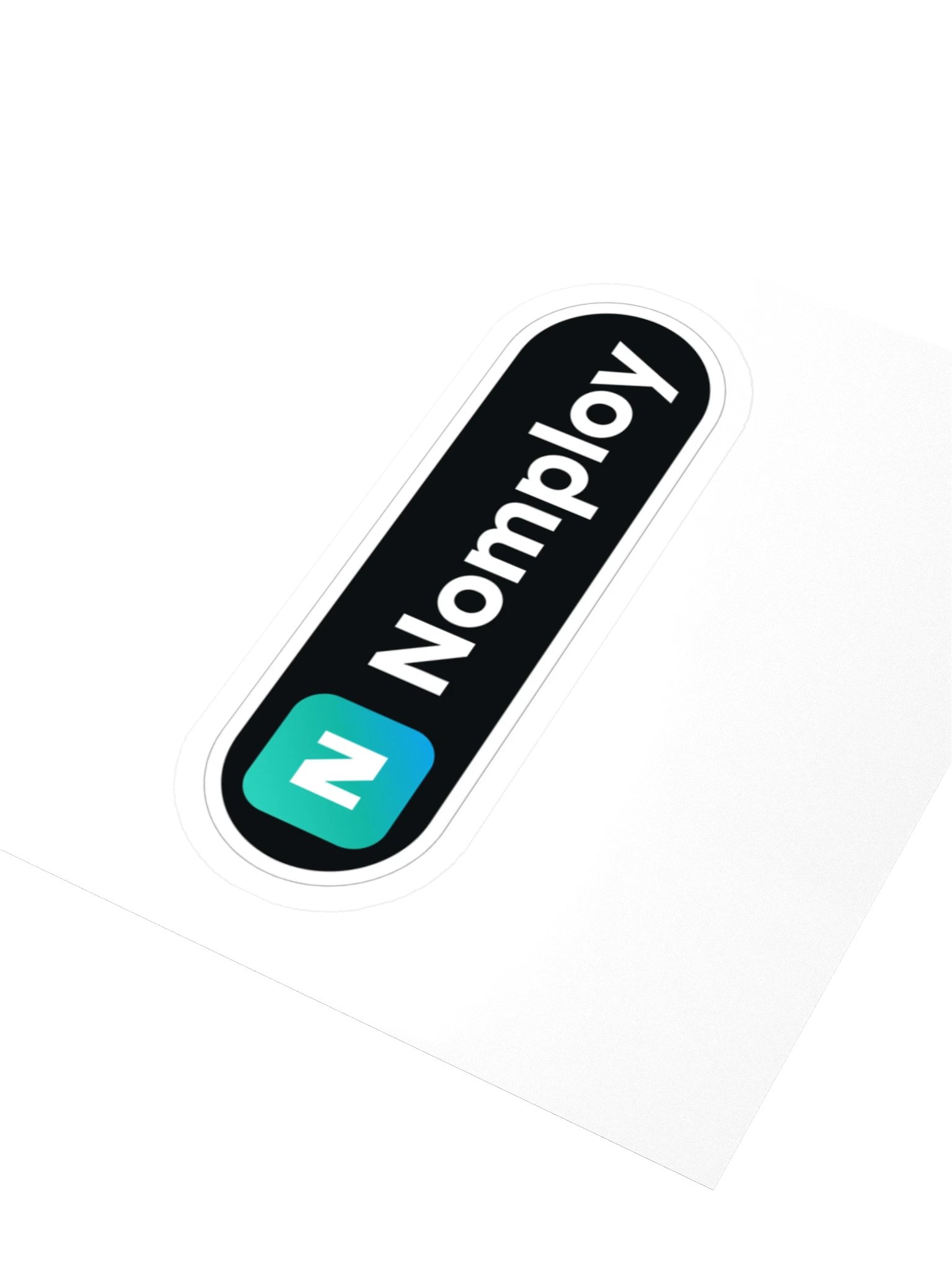 Nomploy Wordmark Sticker product image (3)