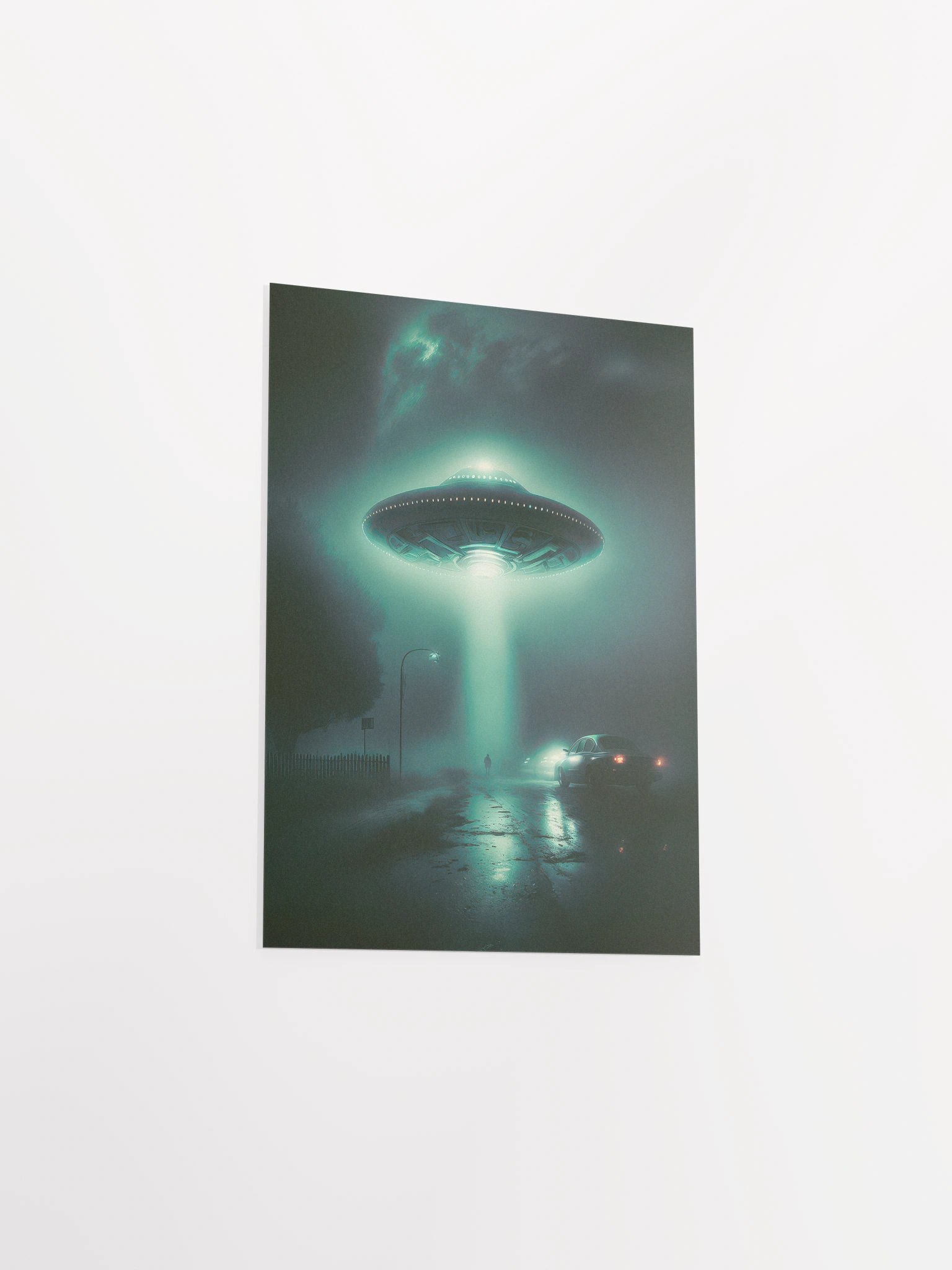 The Truth is Out There / The X-Files photo of UFO — sci-fi poster, movie art, I want to believe poster, space print, aliens wall decor product image (8)