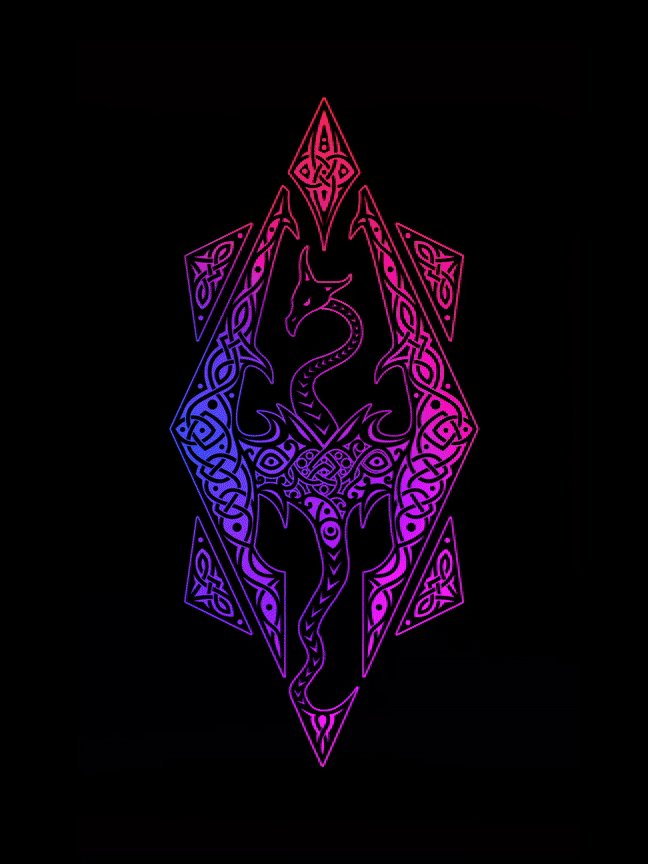 Skyrim - Dovah-Kiin (Dragonborn) Emblem [13x16] product image (1)