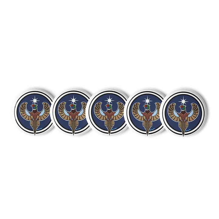 Ring-necked Pheasant- Resistance. SD. (5-pack buttons) product image (1)