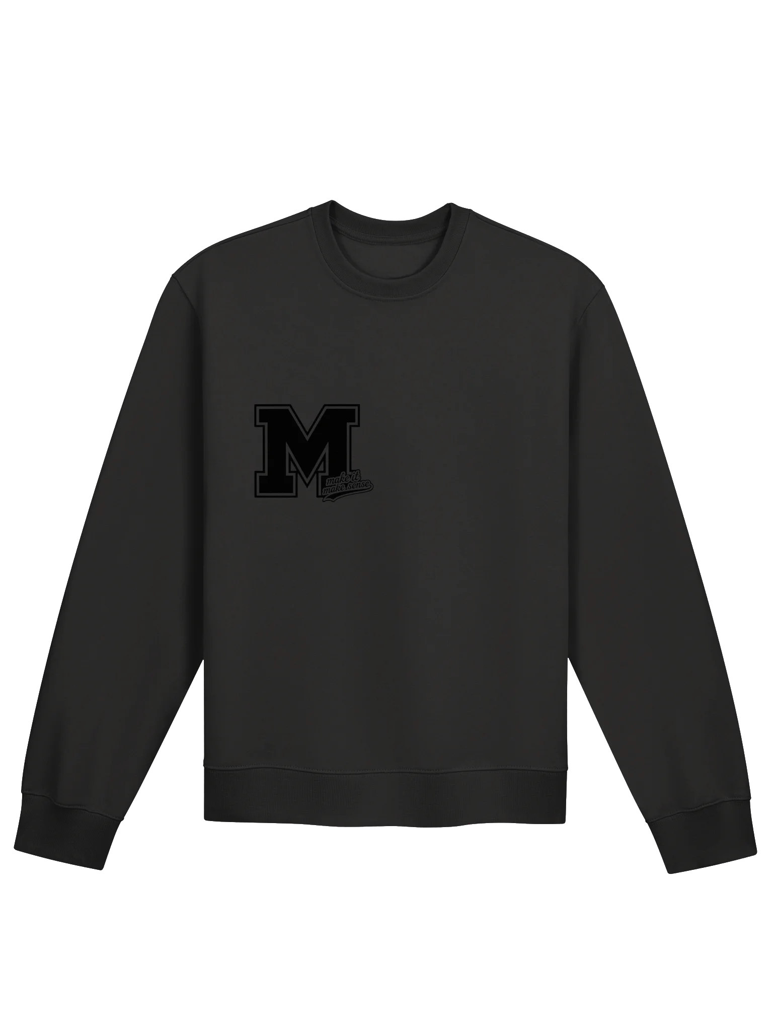 MIMS Black Logo Crewneck Sweatshirt product image (2)