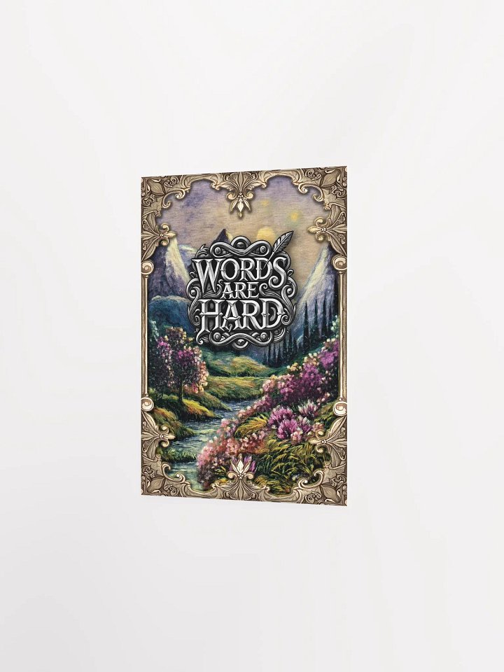 Words are Hard Poster product image (2)