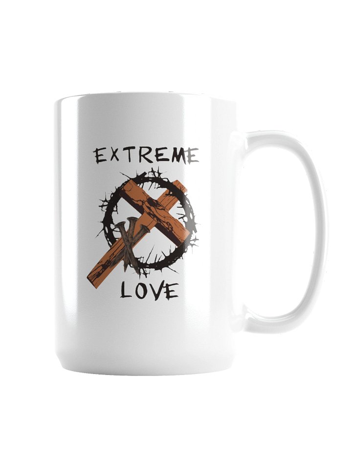 Extreme Love Wooden Cross Mug product image (2)