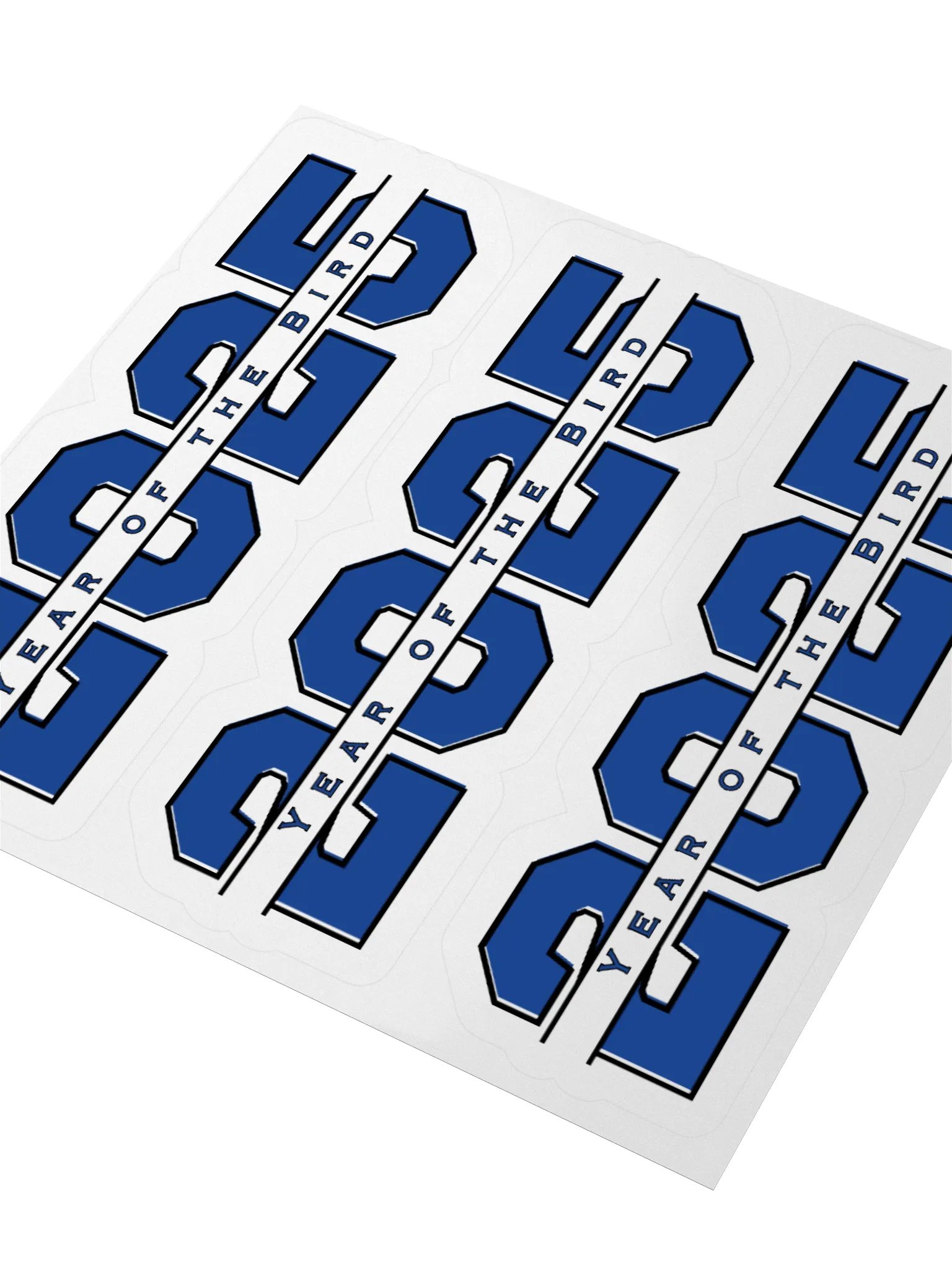 Blue "Year of the Bird" Stickers product image (3)