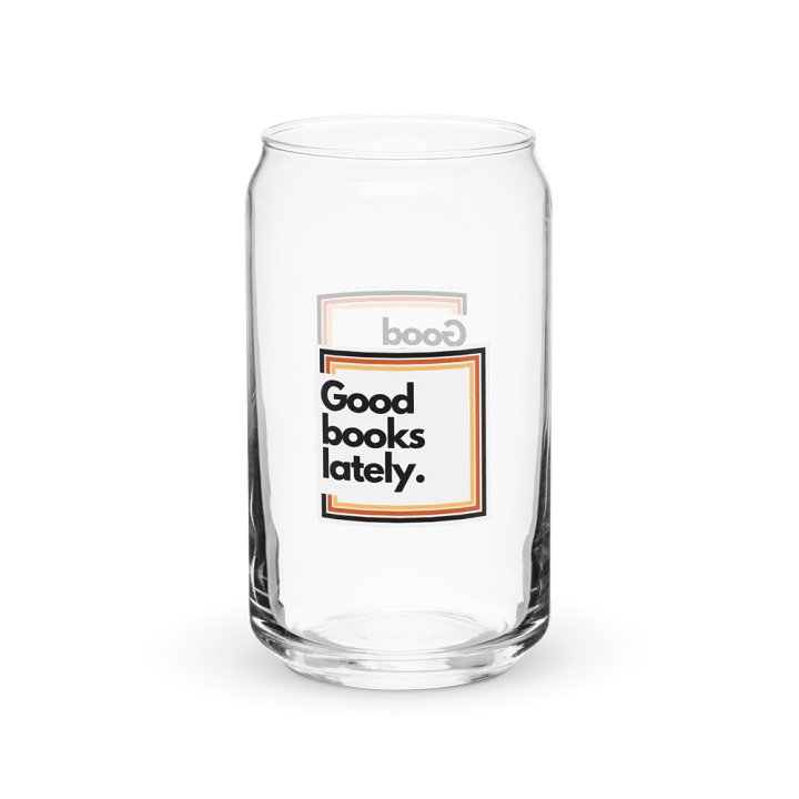 Good Books Lately Can-Shaped Glass product image (1)