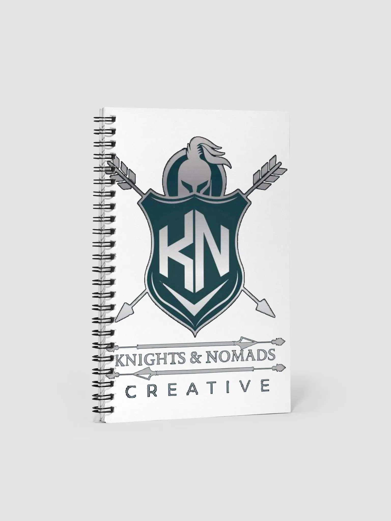 Knightly Crest Spiral Notebook product image (4)