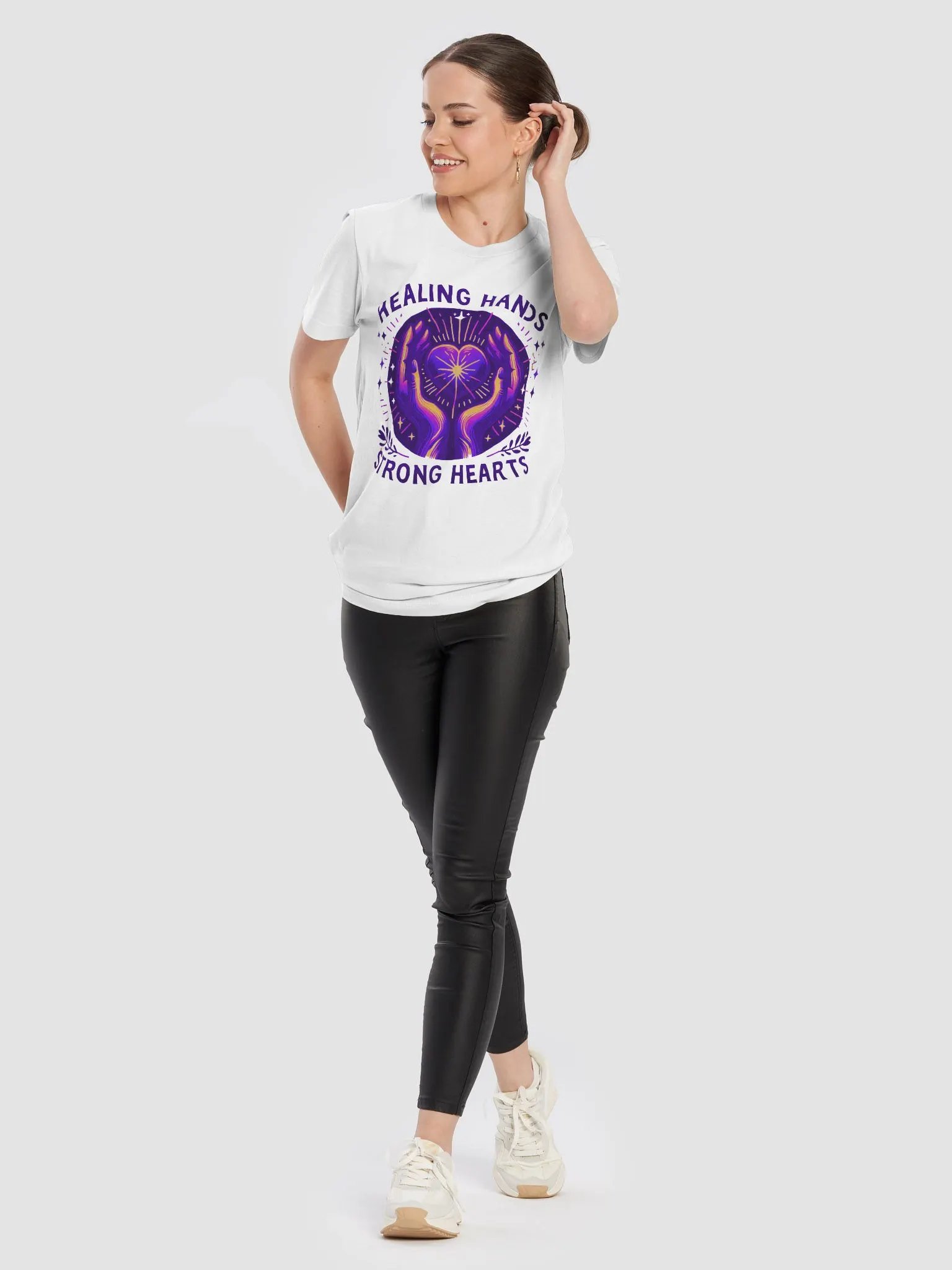 Radiant Heart Healing Hands T-Shirt product image (106)