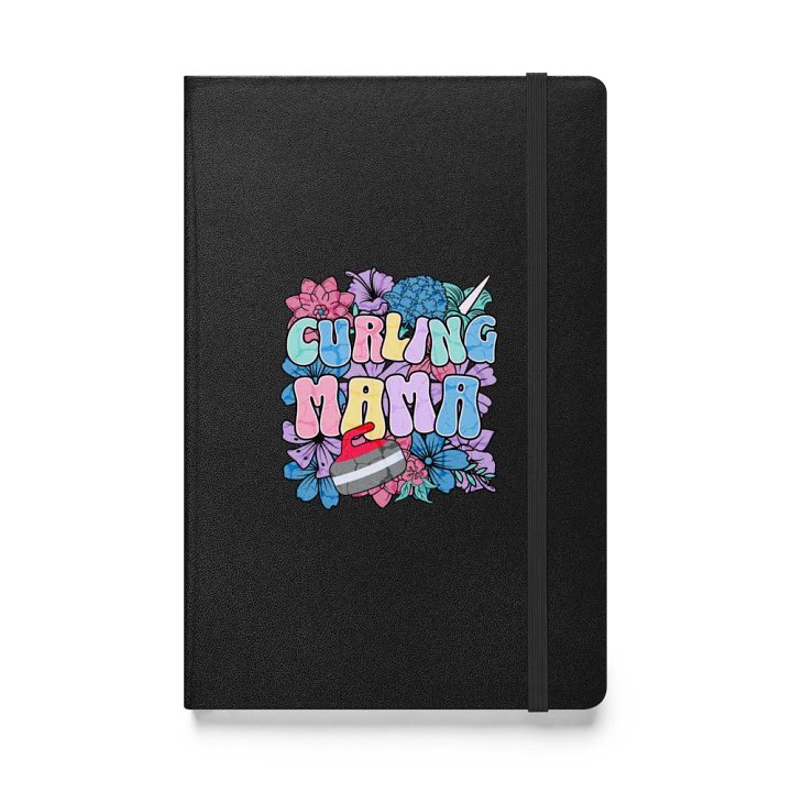 Curling Mama Floral Hardcover Notebook product image (1)