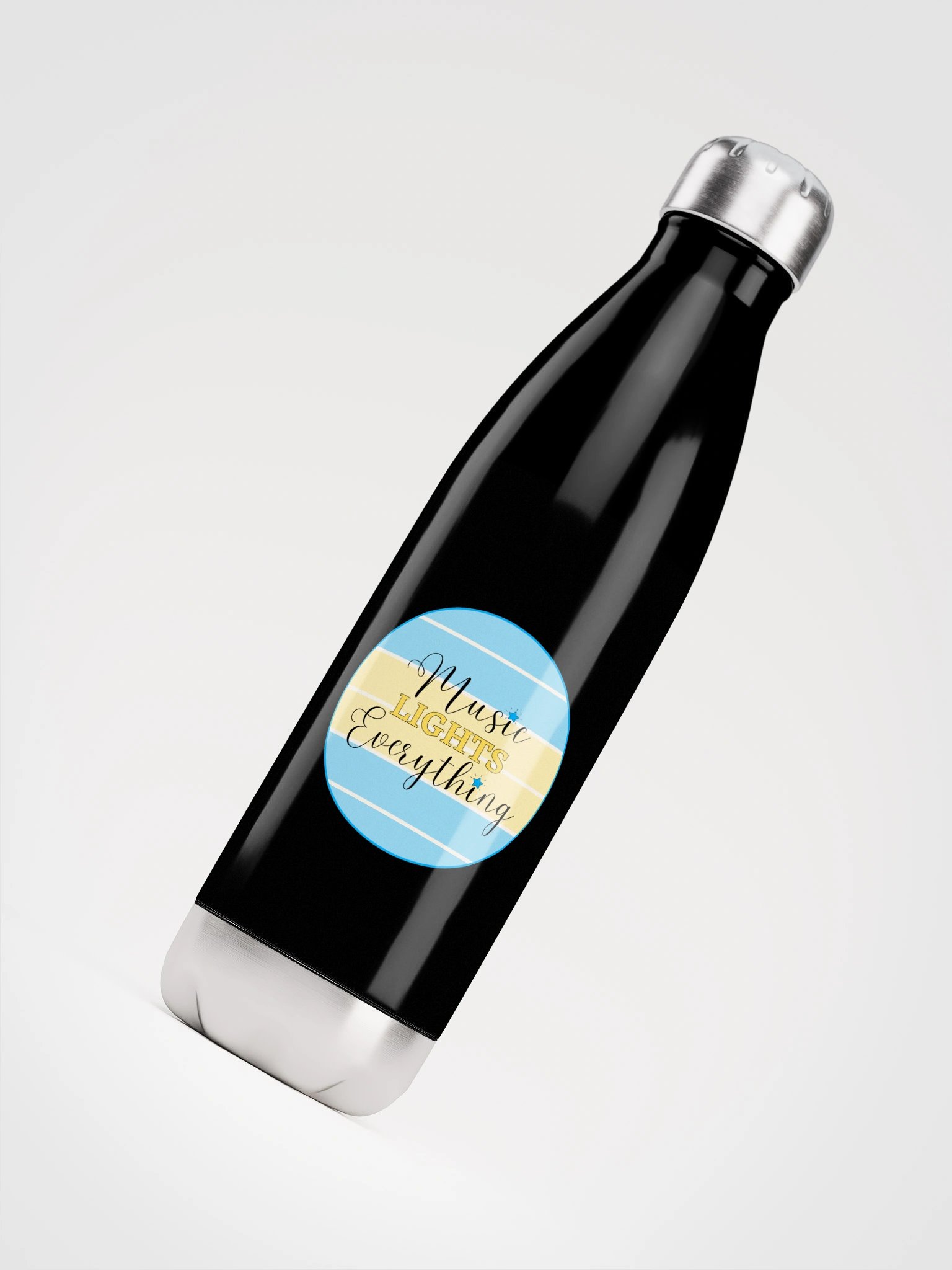 Music Lights Everything Stainless Steel Water Bottle product image (4)