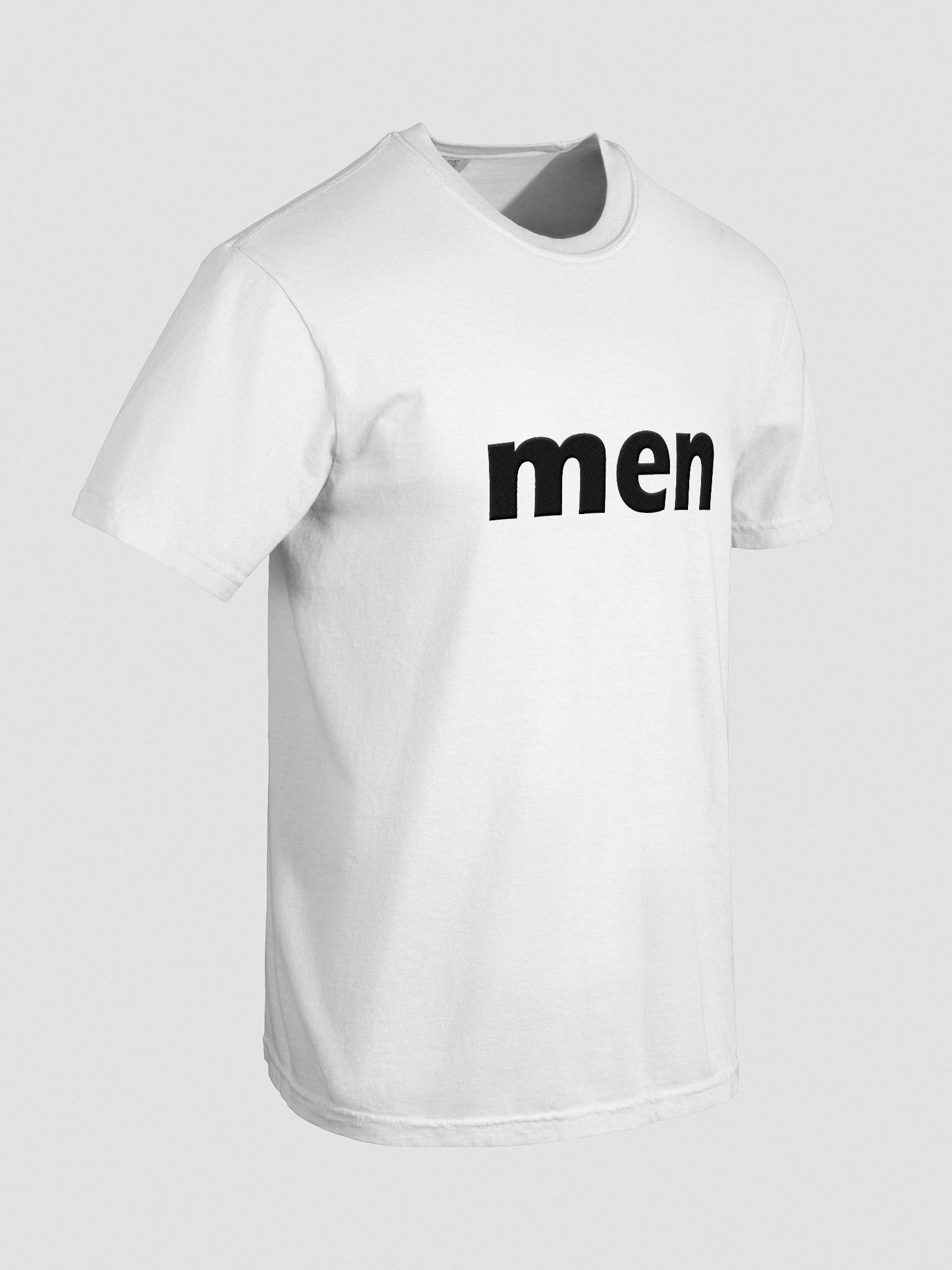 embroidered men t-shirt ("men" as in it literally says men) product image (7)