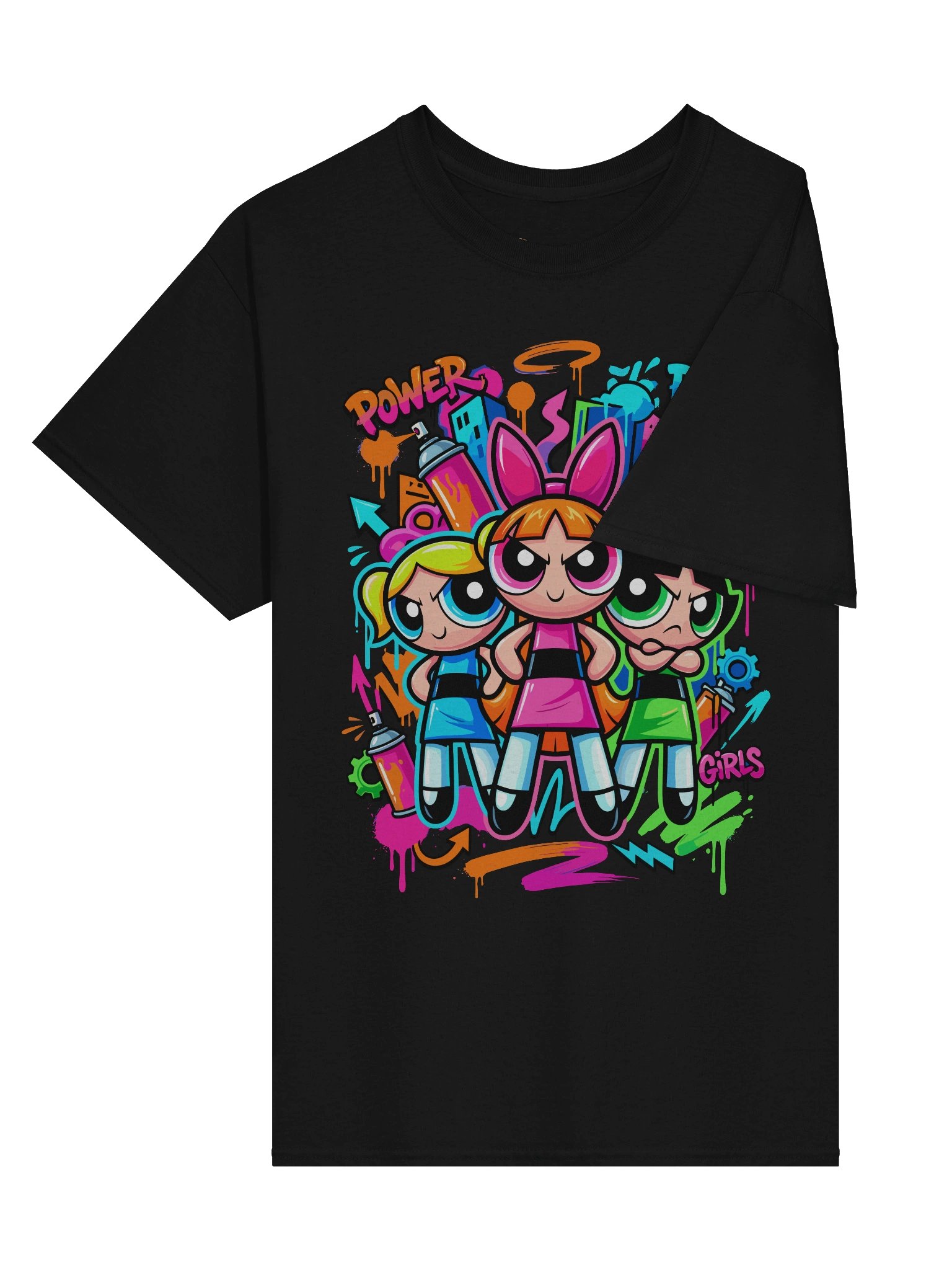 Power Puff Girls graffiti t-shirt product image (21)