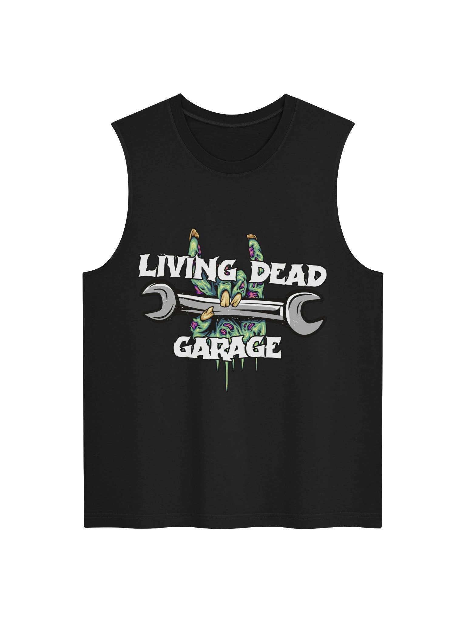 Living Dead Garage Muscle Shirt product image (1)