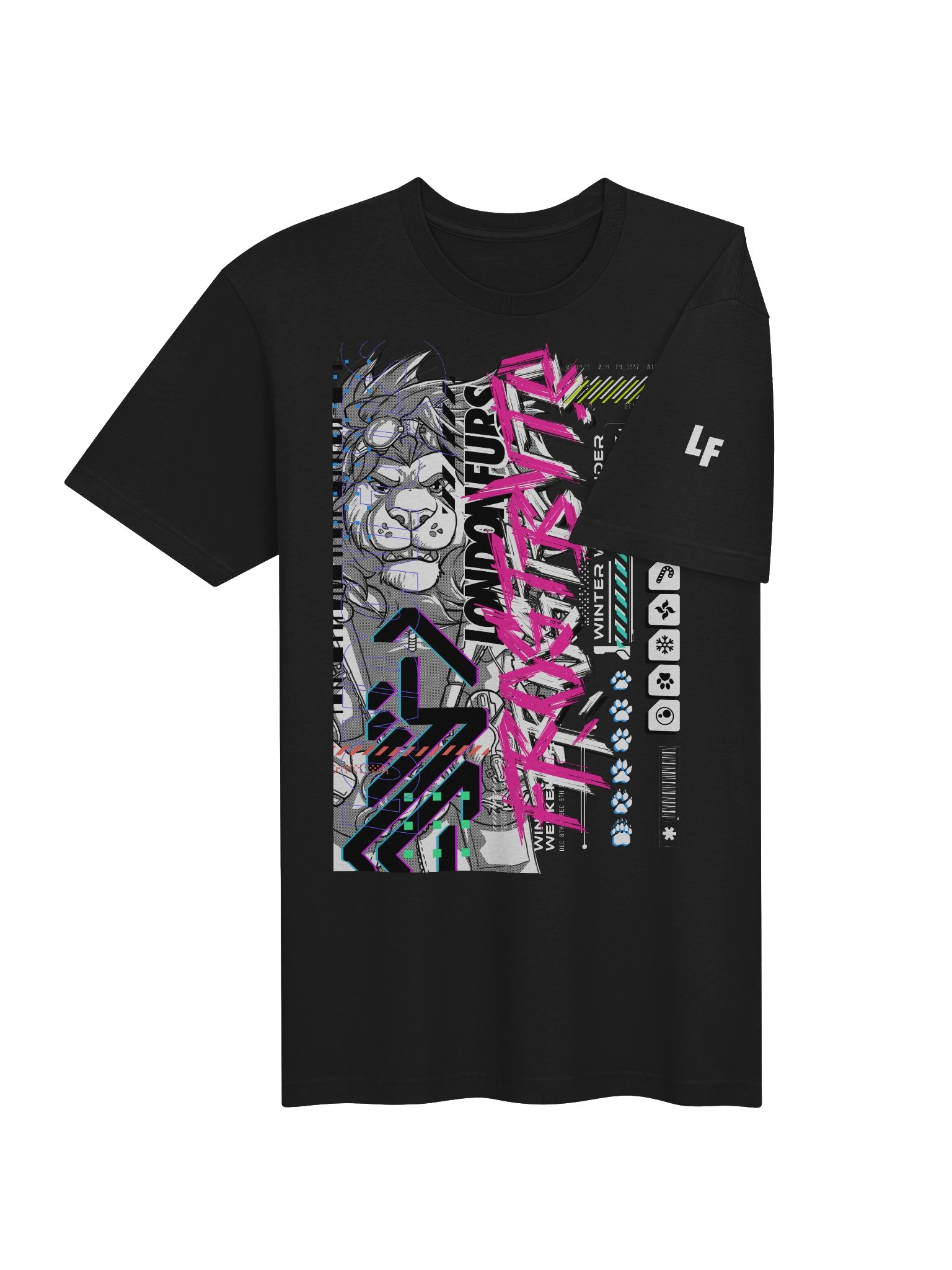 LondonFurs Winter Weekender '23 - Frostbyte - T-shirt product image (4)
