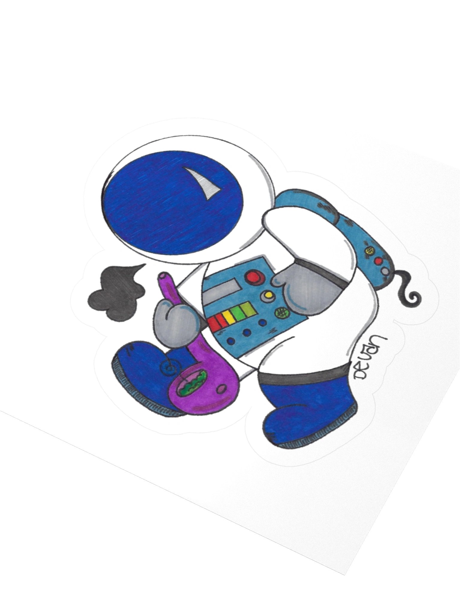 Stoner Astronaut Sticker product image (3)