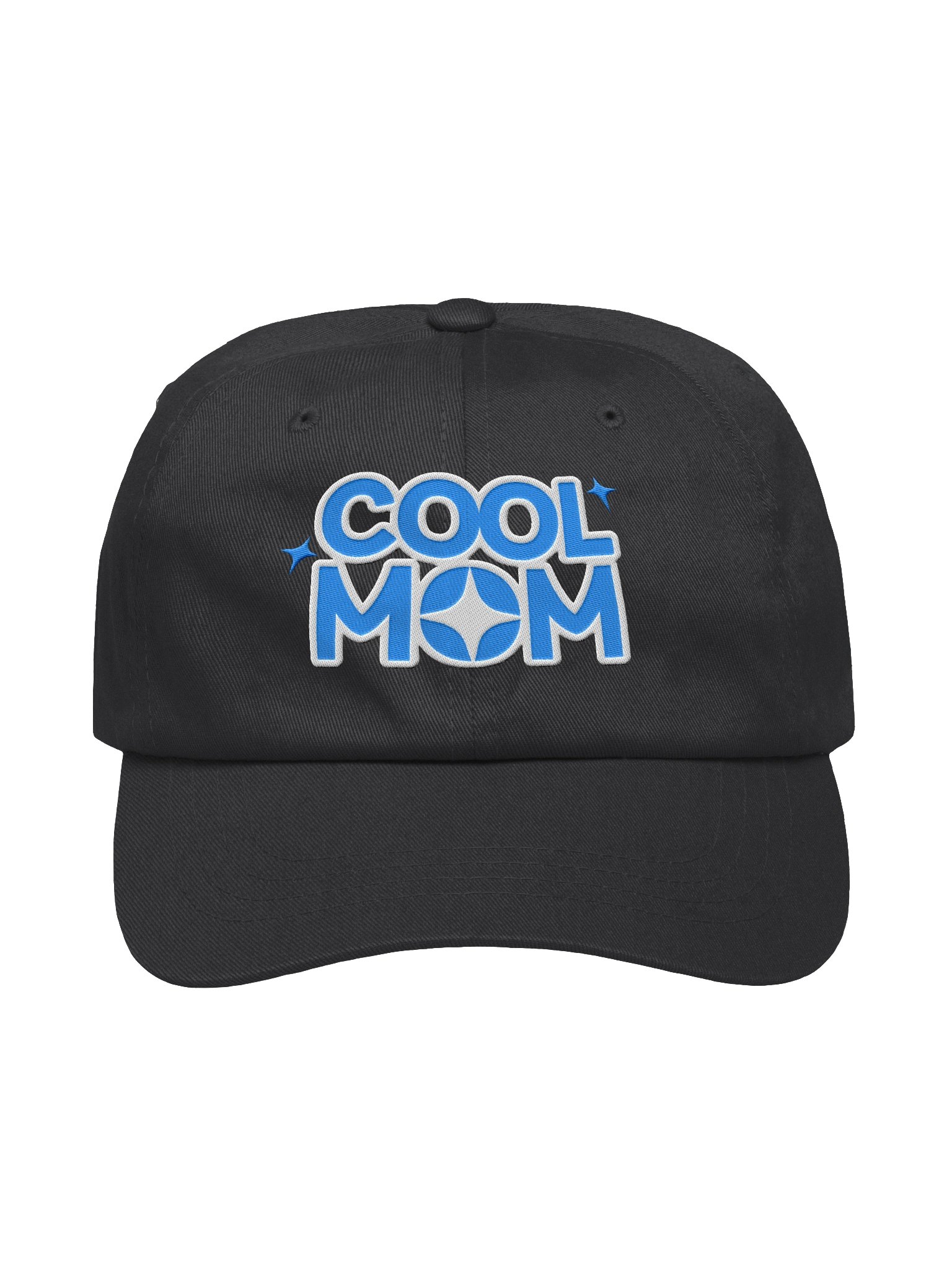 Cool Mom Icy Aqua Blue Embroidered Hat product image (1)