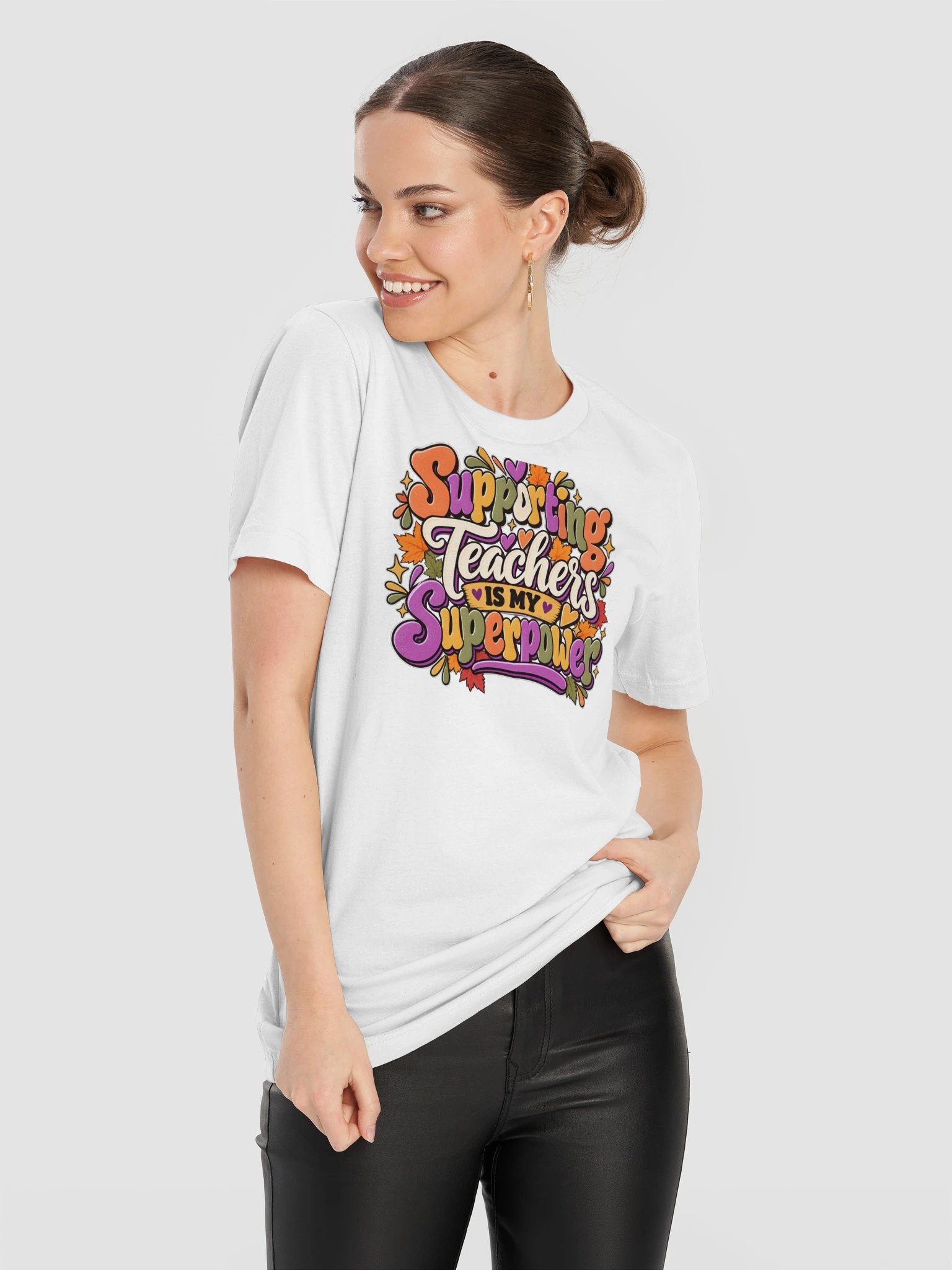 Supporting Teachers Is My Superpower T-Shirt product image (41)