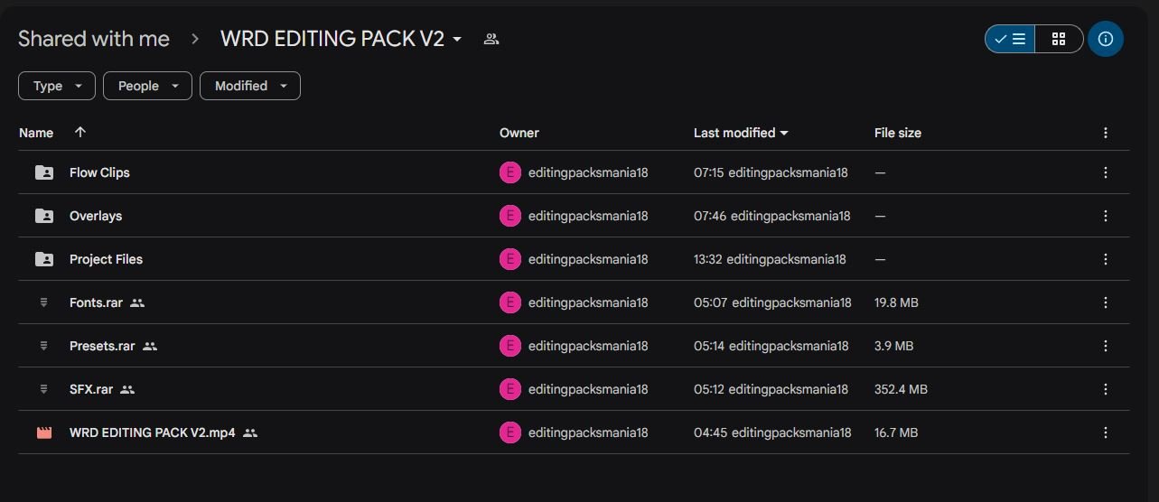 WRD EDITING PACK V2 product image (2)