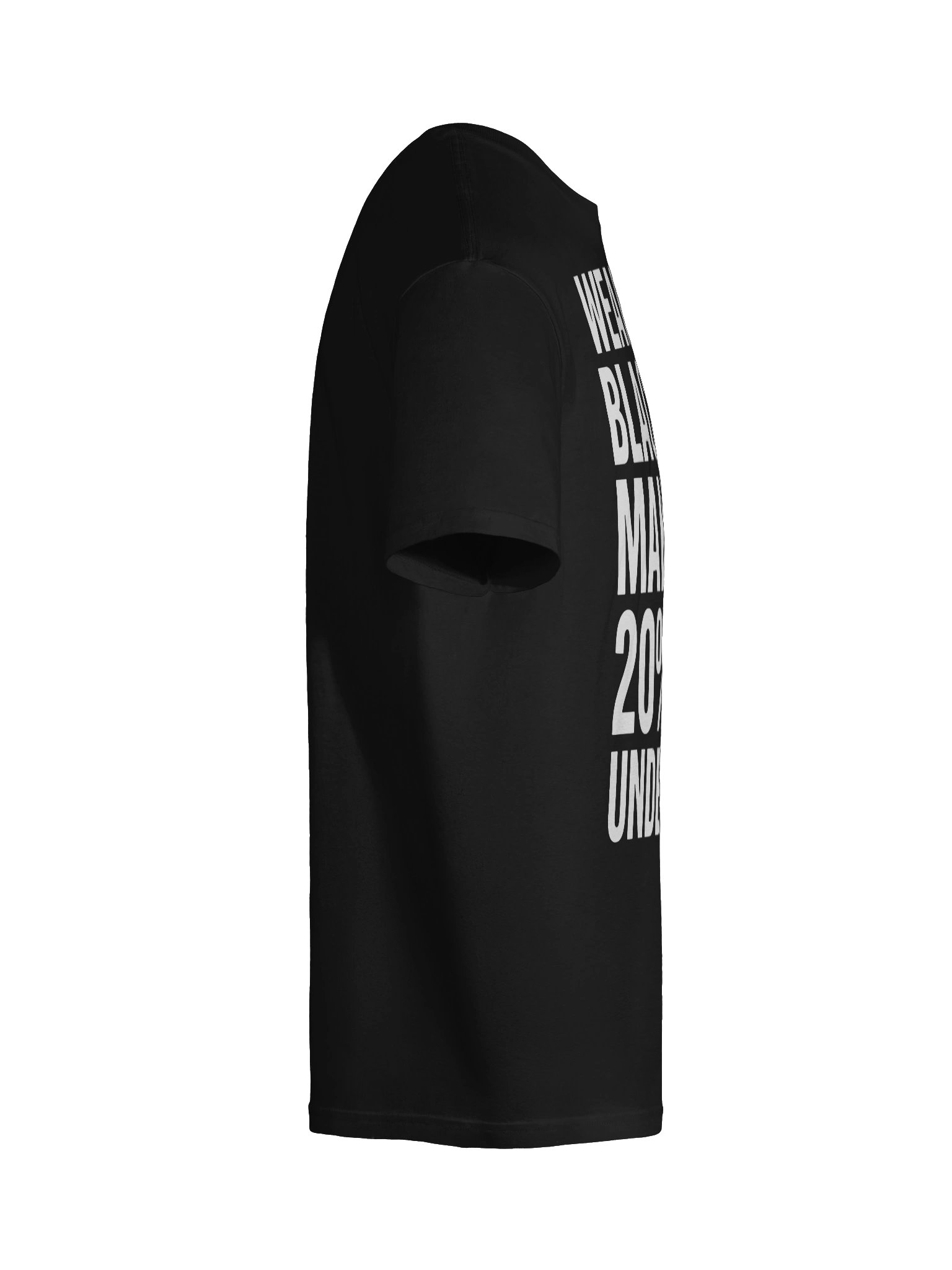 Wearing this black shirt makes you 20% more underground BIG FONT product image (10)