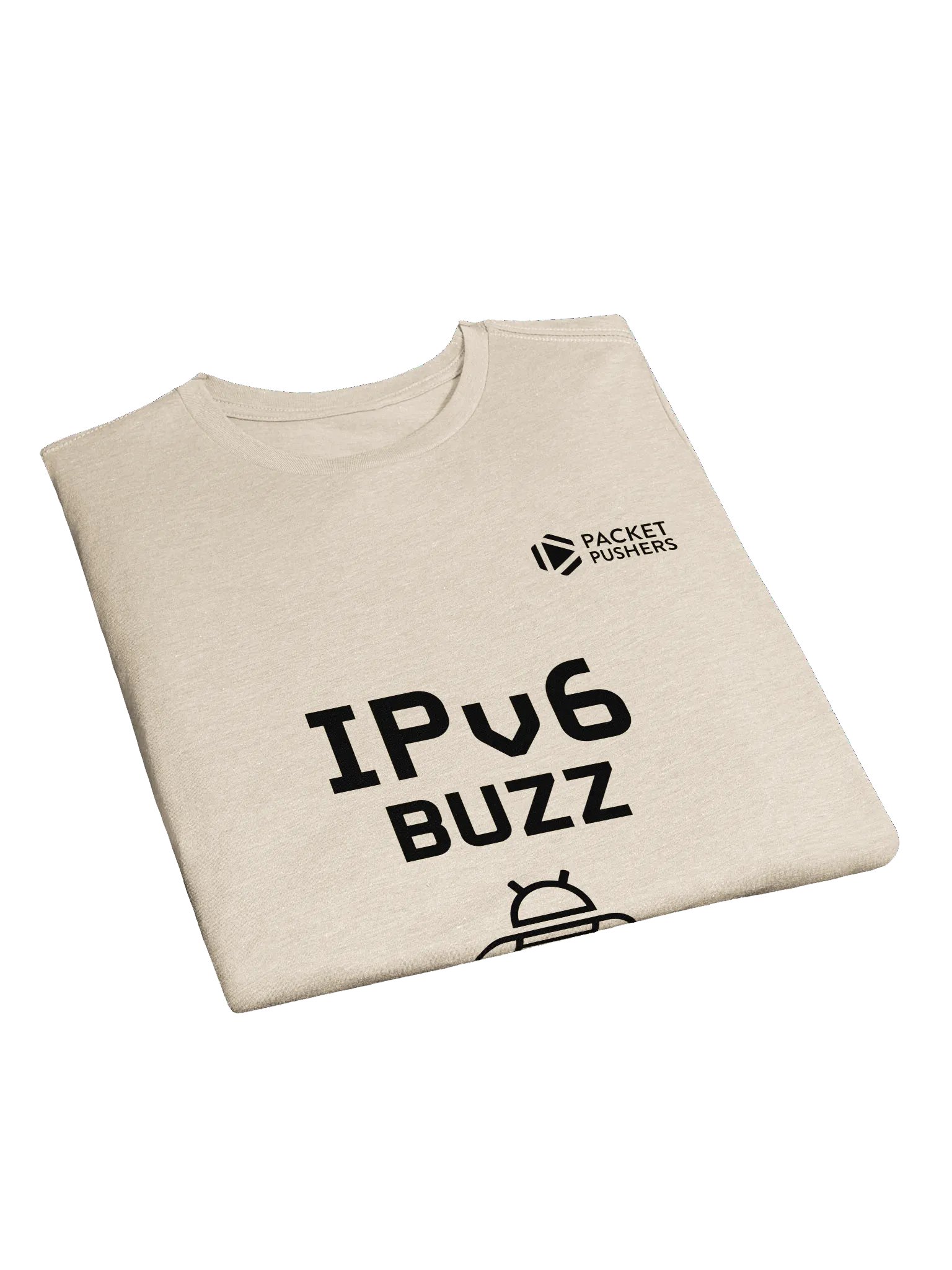 IPv6 Buzz Next Level Tee - Black Logo product image (13)