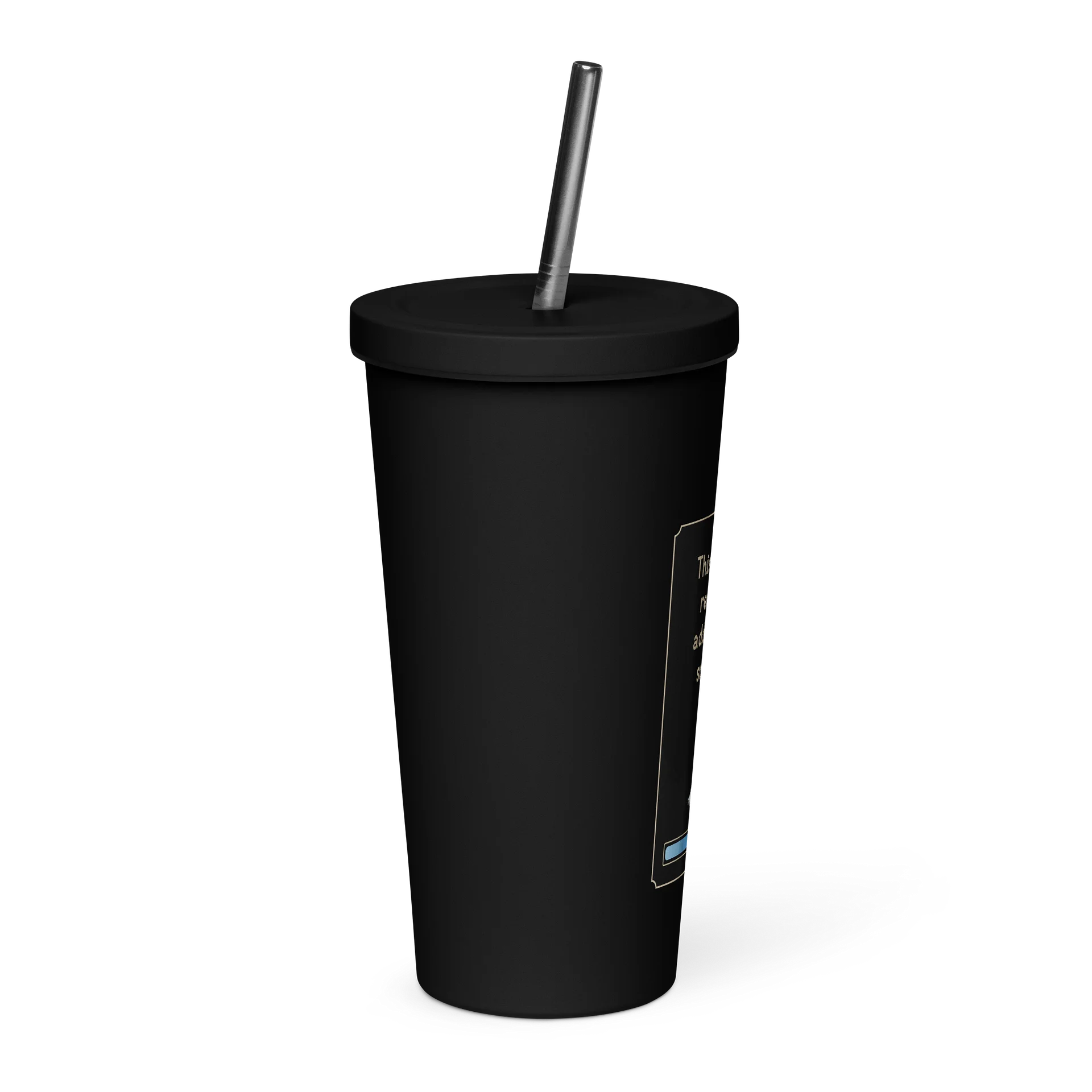 Additional Sodium Tumbler with Straw | POTS Dysautonomia & Electrolyte Humor product image (4)