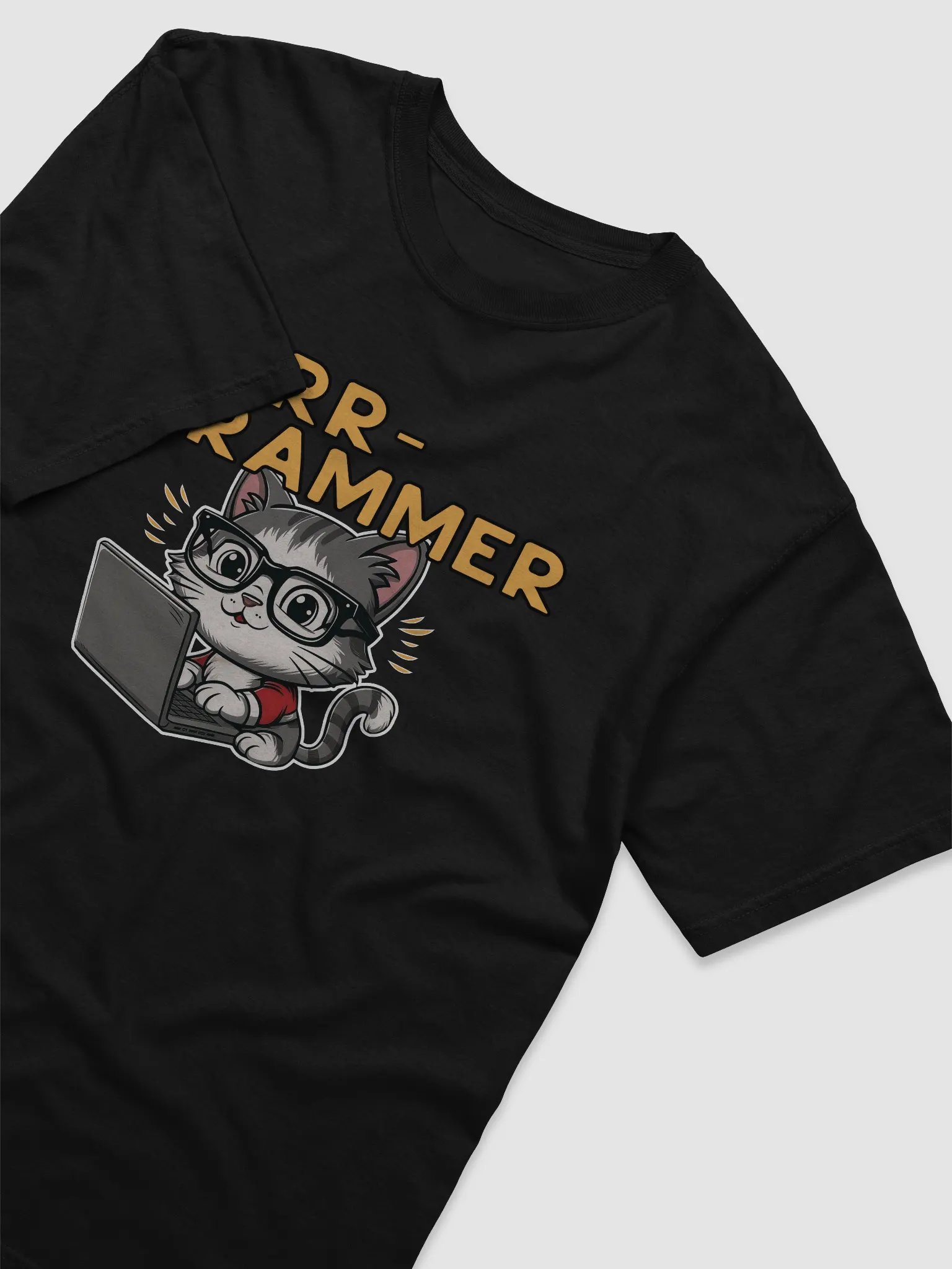 Purr-grammer Cat Graphic Tee product image (2)