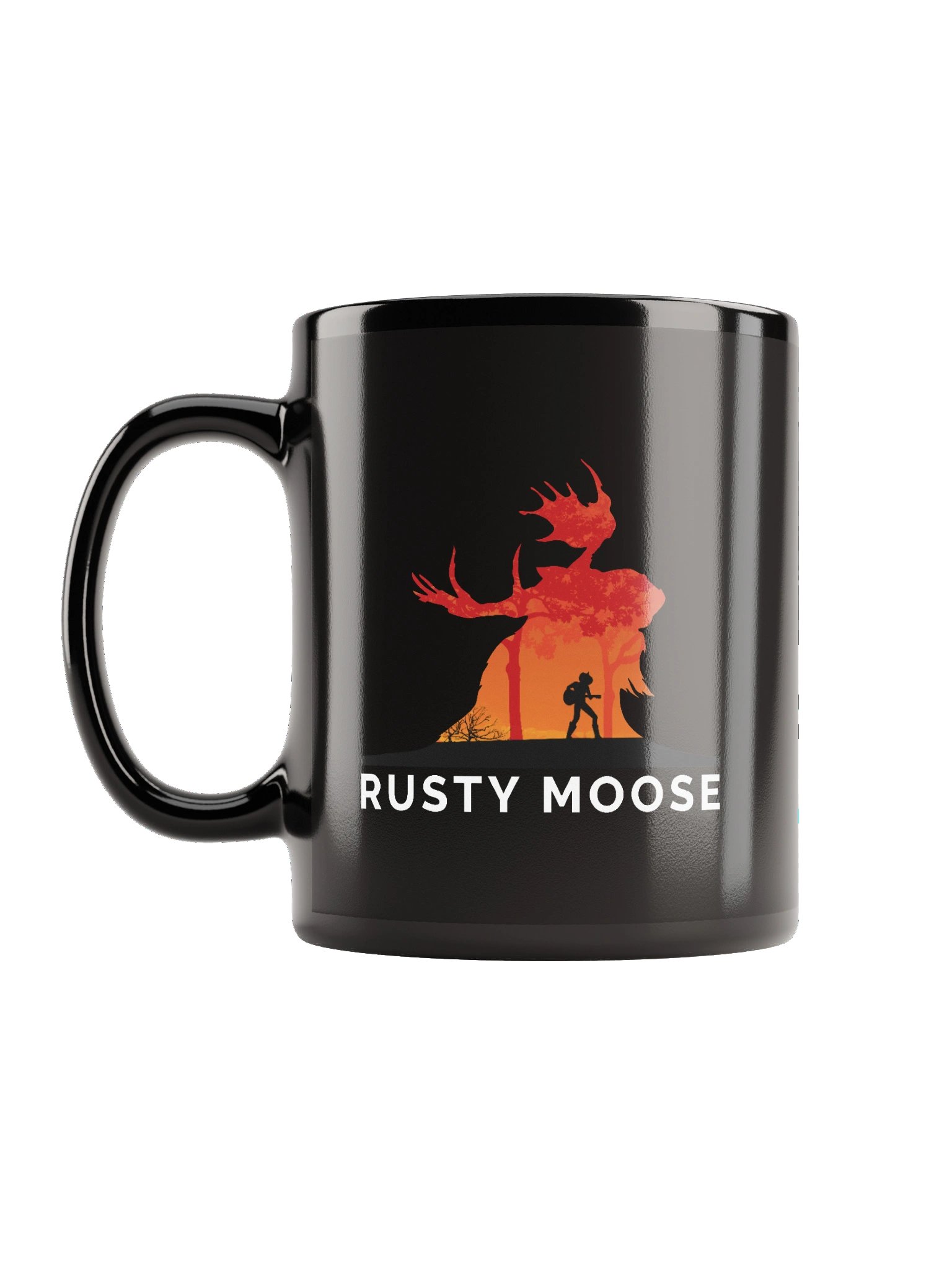 Rusty Moose Coffee Mug (Black) product image (6)