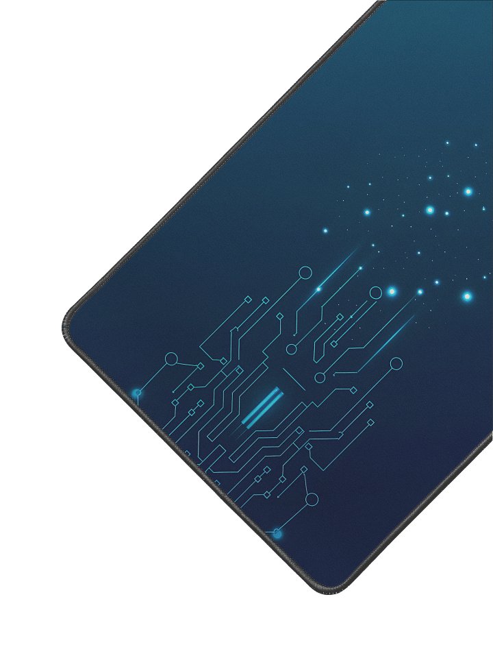 Tech Circuit Glow Desk Mat product image (2)