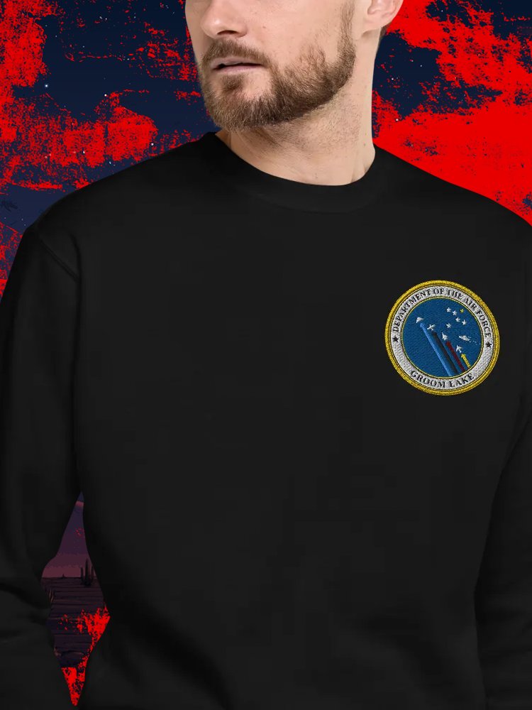 Groom Lake Embroidered Patch Shirt product image (1)