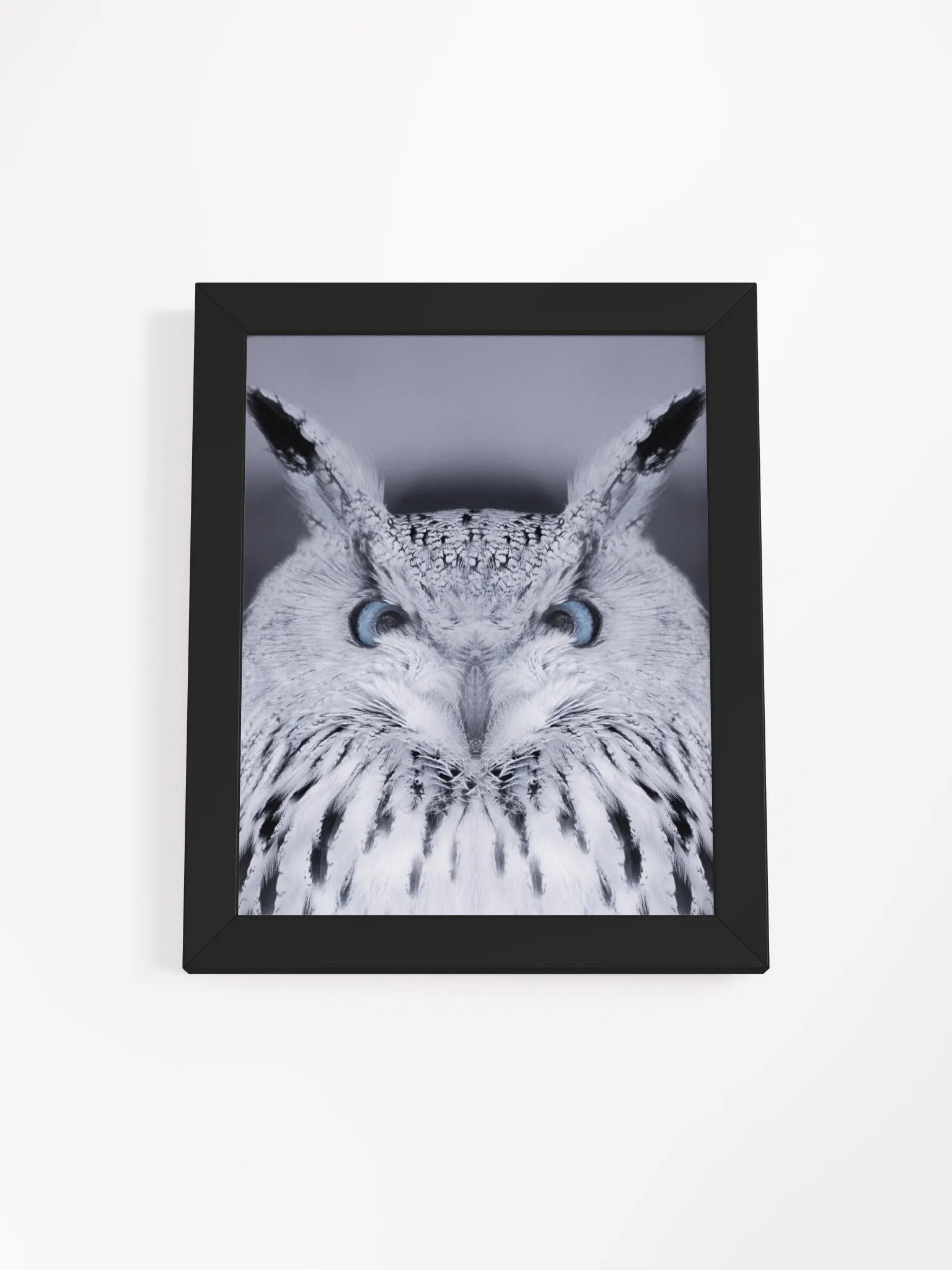 Symmetrical Owl Wisdom Framed Poster product image (10)