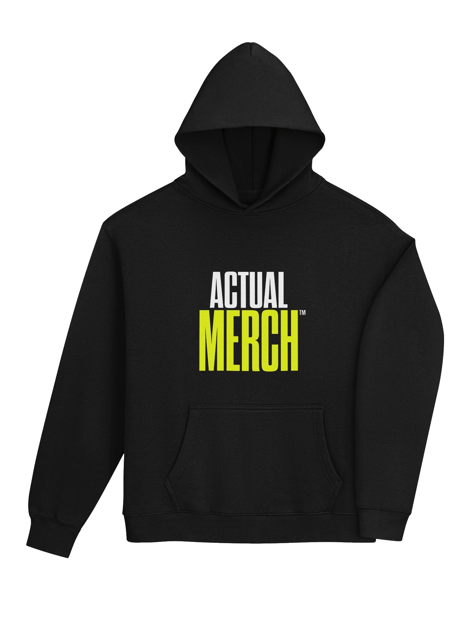 Actual Merch Premium Relaxed Fit Hoody (Fluo Yellow) product image (4)