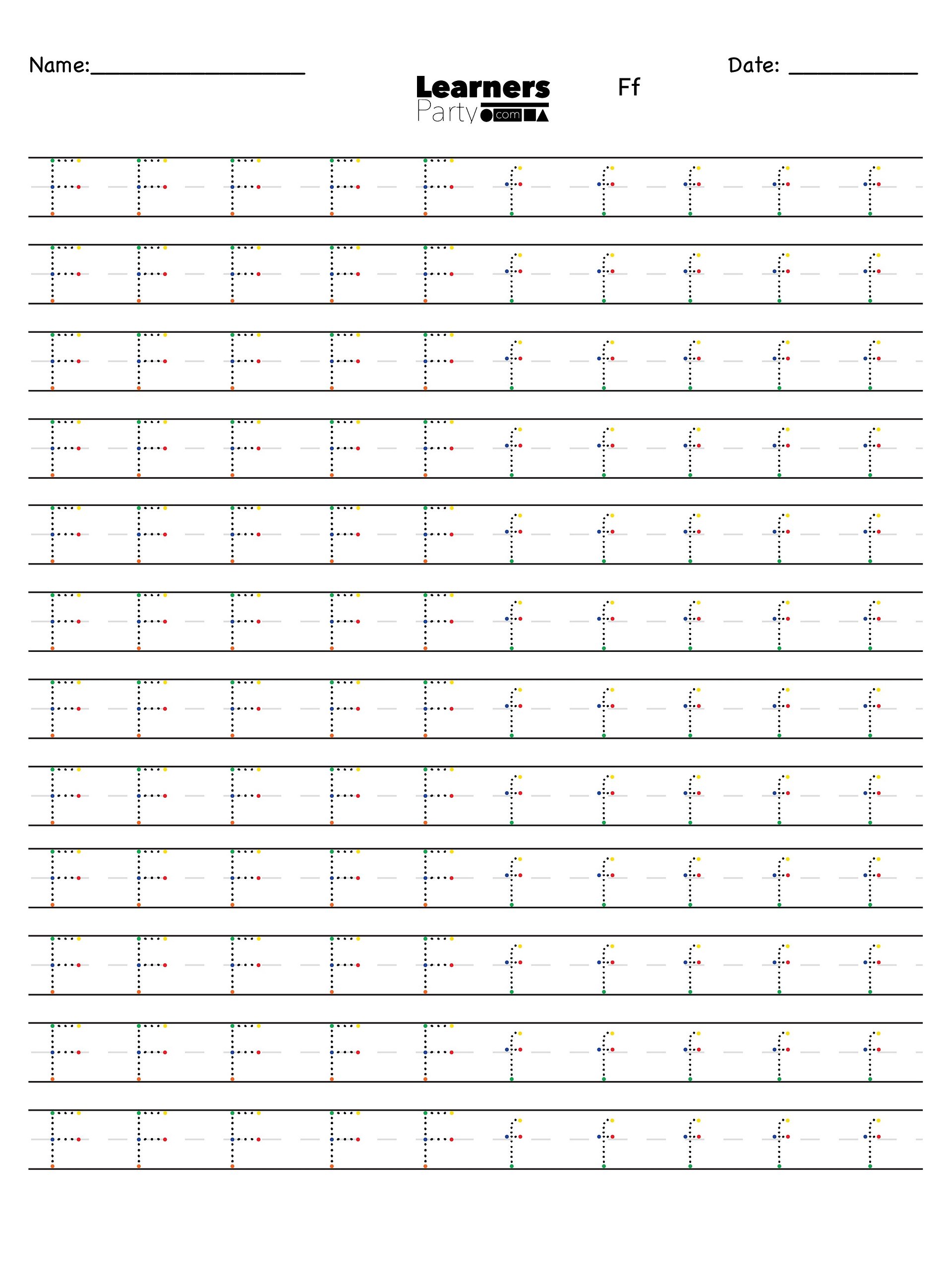 F/f - New Digital Product Progressive Letter Builder product image (4)