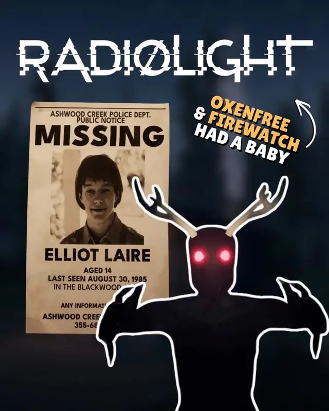 RADIOLIGHT is a cozy-ish walking simulator psychological horror game with light puzzles and minimal survival sections. It feels like the lonely, exploration-focused walking simulator and friendly radio dialogue from the game Firewatch, have been mixed with Oxenfree’s unique handheld radio puzzle mechanics and supernatural horror themes. I really love when a horror game puts me in a gorgeous outdoor setting. Not all horror games have to be in dim-lit gruesome sewers or old rotting haunted houses to be scary. The beauty and peacefulness of the forest creates a sense of safety and allows you to let your guard down which, in my opinion, really allows the horror moments to shine and hit you a little harder. It is mostly cozy but, because it has survival moments and some jump-scares, I can’t quite call it cozy. It does have a lot of calm moments full of exploration as you chat with an old pal via walkie-talkie.  Because i’ve played both Firewatch and Oxenfree, walking into Radiolight felt both familiar and brand new at the same time. I really enjoyed this little indie game, it took me about 4 hours to finish and I felt like I explored quite a bit. It could use a little more accessibility. It has a little bounce in its walk which was tolerable for me but motion sickness isn’t a “one size fits all” symptom, it affects everyone differently. Removing that bounce and/or adding head bob settings to stabilize the player would benefit this game a lot. ⭐️ RATING: 8.5/10 ⭐️ #videogames #gaming #indiegames #horrorgames #streamer