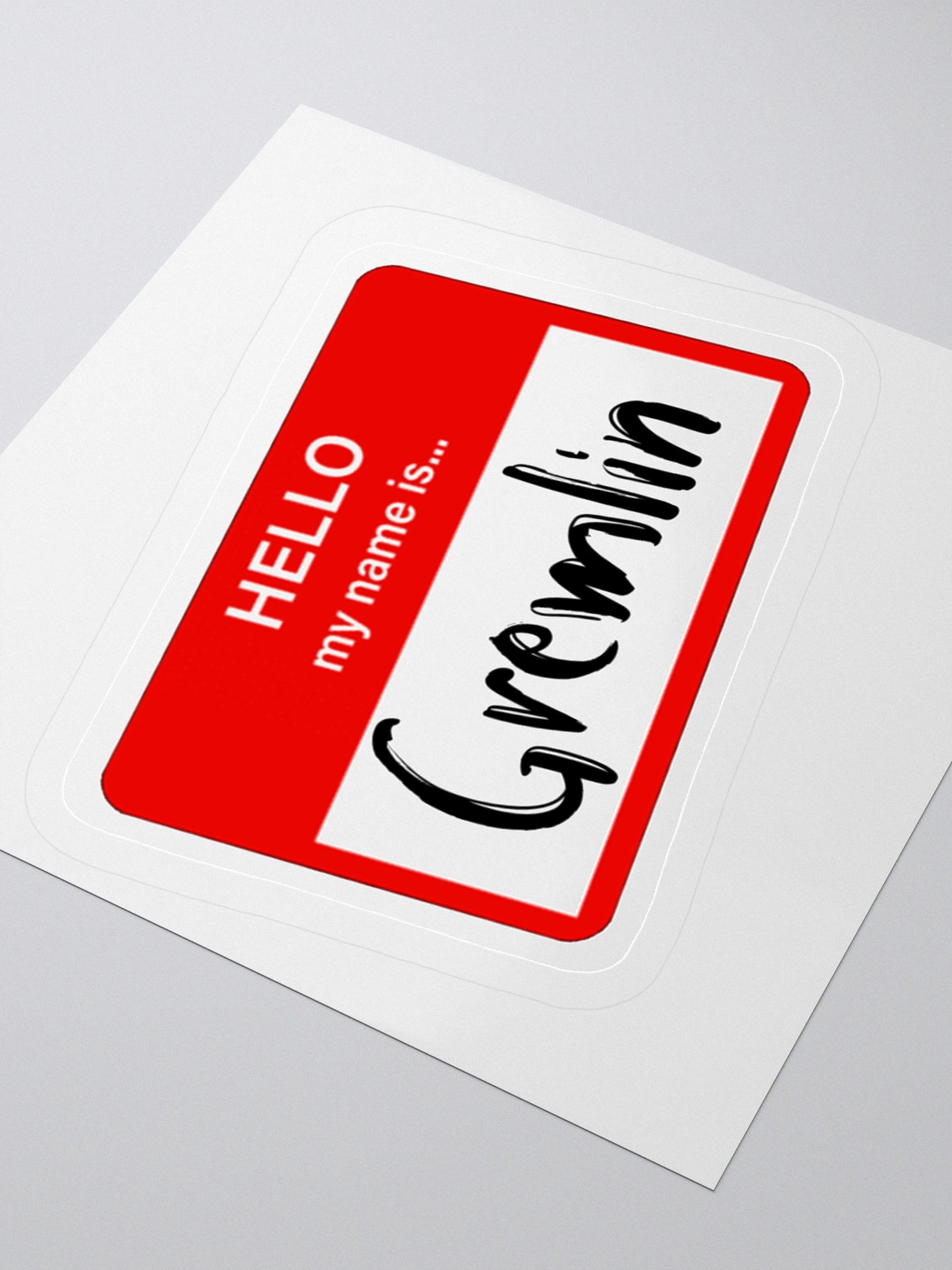 Hello, my name is... Sticker product image (8)